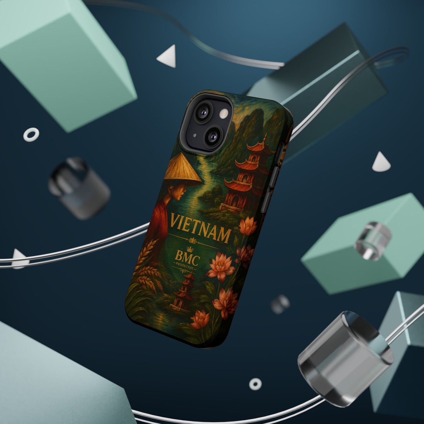 "Funda Magnética Reforzada Magnética Reforzada  Vietnam: Tradición, Naturaleza y Leyendas Ancestrales 🎋🏯🐉"
