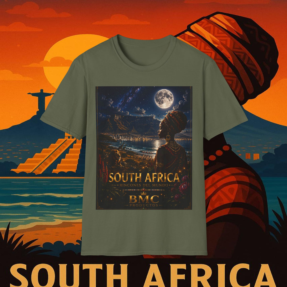 "Camiseta Sudáfrica 🌍 – Un mundo de aventuras y diversidad"