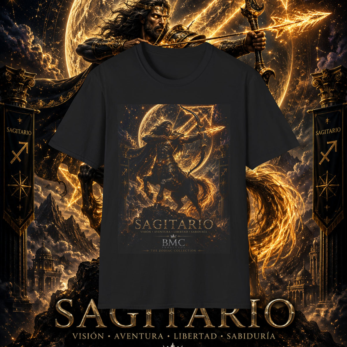 "Camiseta Sagitario – El Cazador del Horizonte"