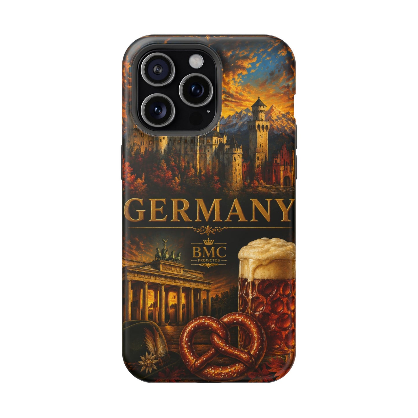"Funda Magnética Reforzada Alemania: Fortaleza, Historia y Tradición 🎖️🏰🍺"