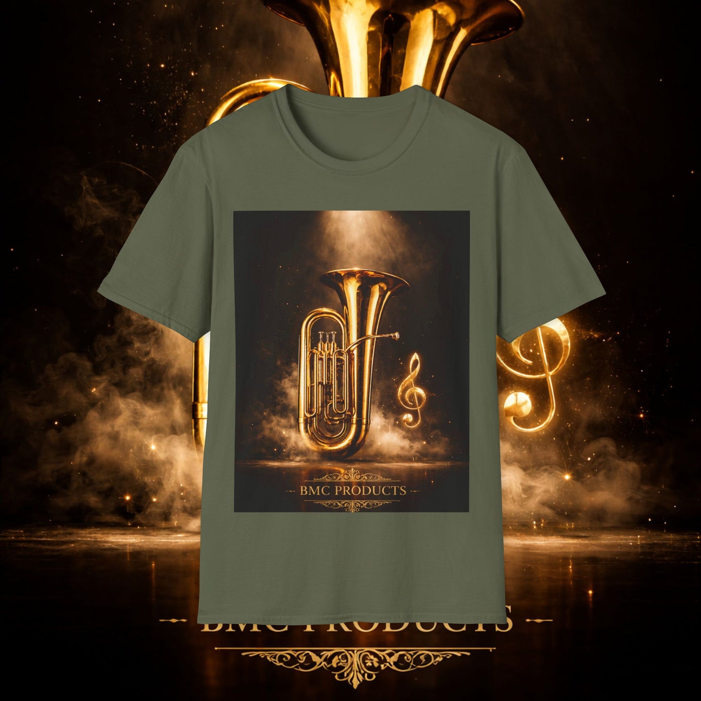 "Camiseta Tuba 🎺🔥 Cuando el alma suena, todo arde.”