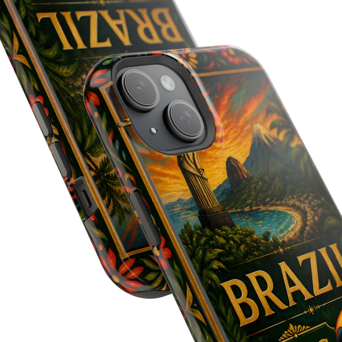 "Funda Magnética Reforzada Magnética Reforzada Brasil: Ritmo, Naturaleza y Alegría Infinita 🎶🌴🏖️"
