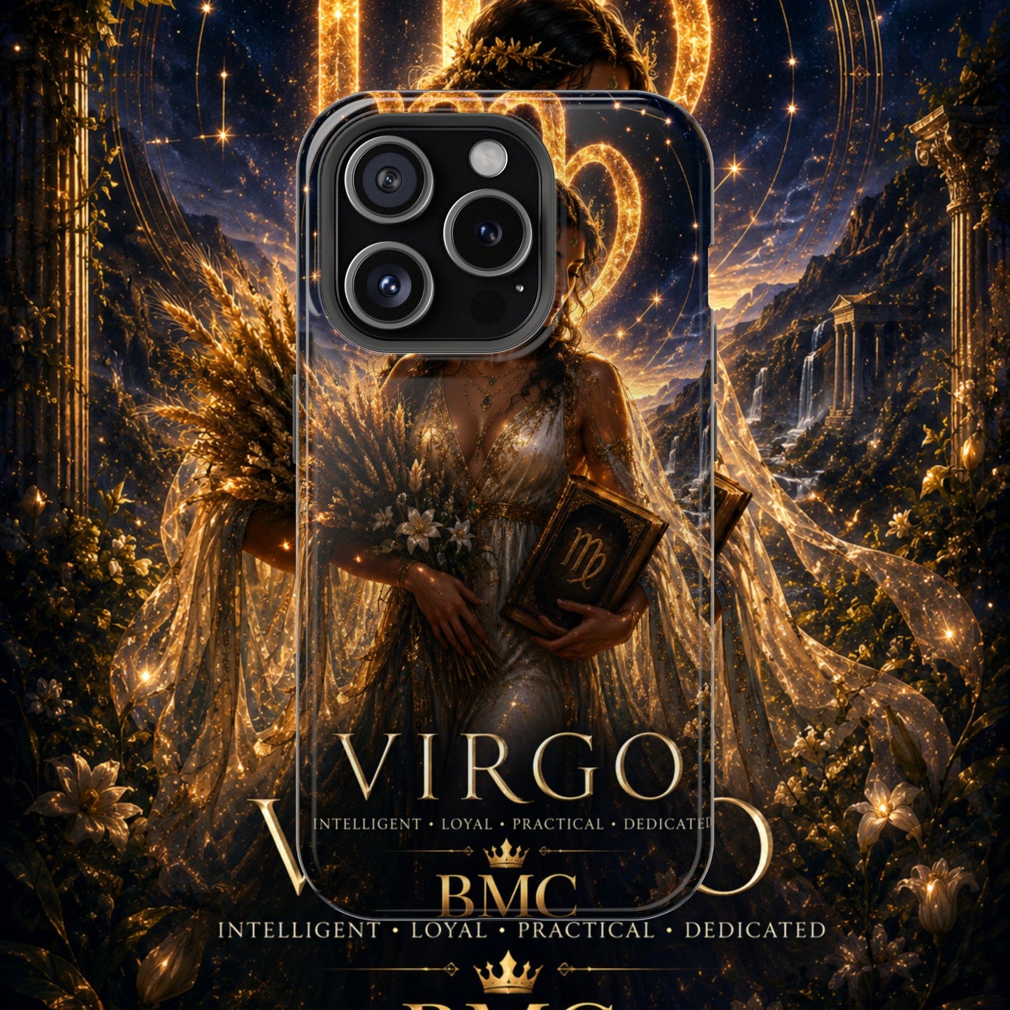 "Funda Magnética Reforzada ♍ Virgo-La Guardiana del Conocimiento"