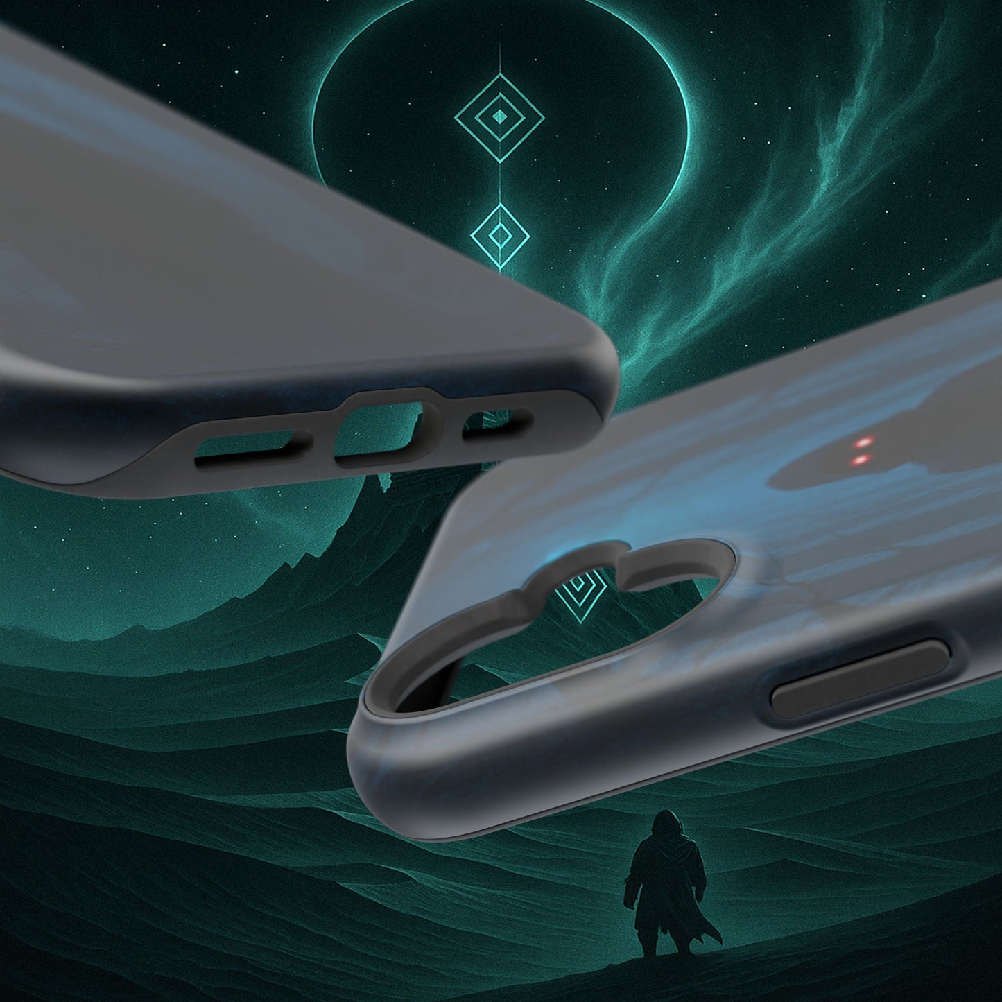 "Funda Magnética Reforzada🖤 El Vigía del Bosque Oscuro"