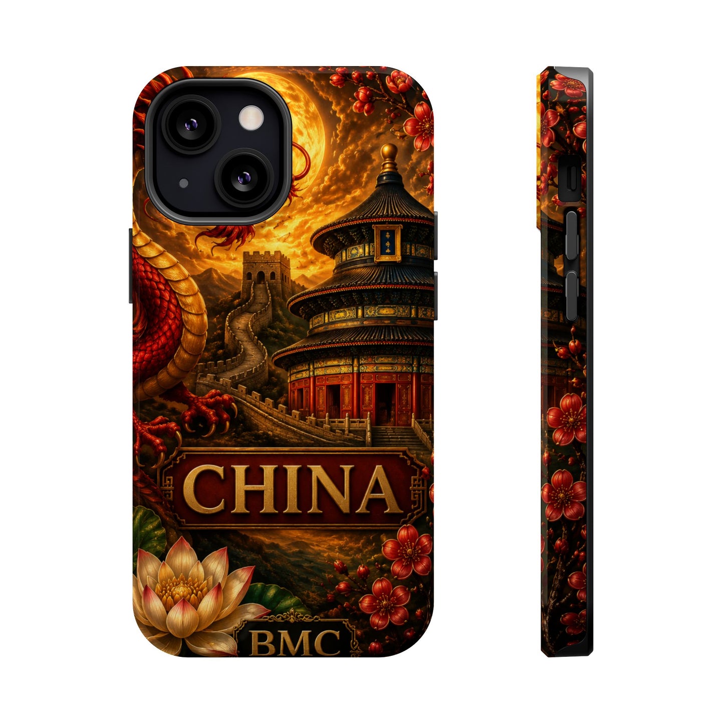 "Funda Magnética Reforzada Magnética Reforzada China – Dragones, murallas y leyendas eternas"
