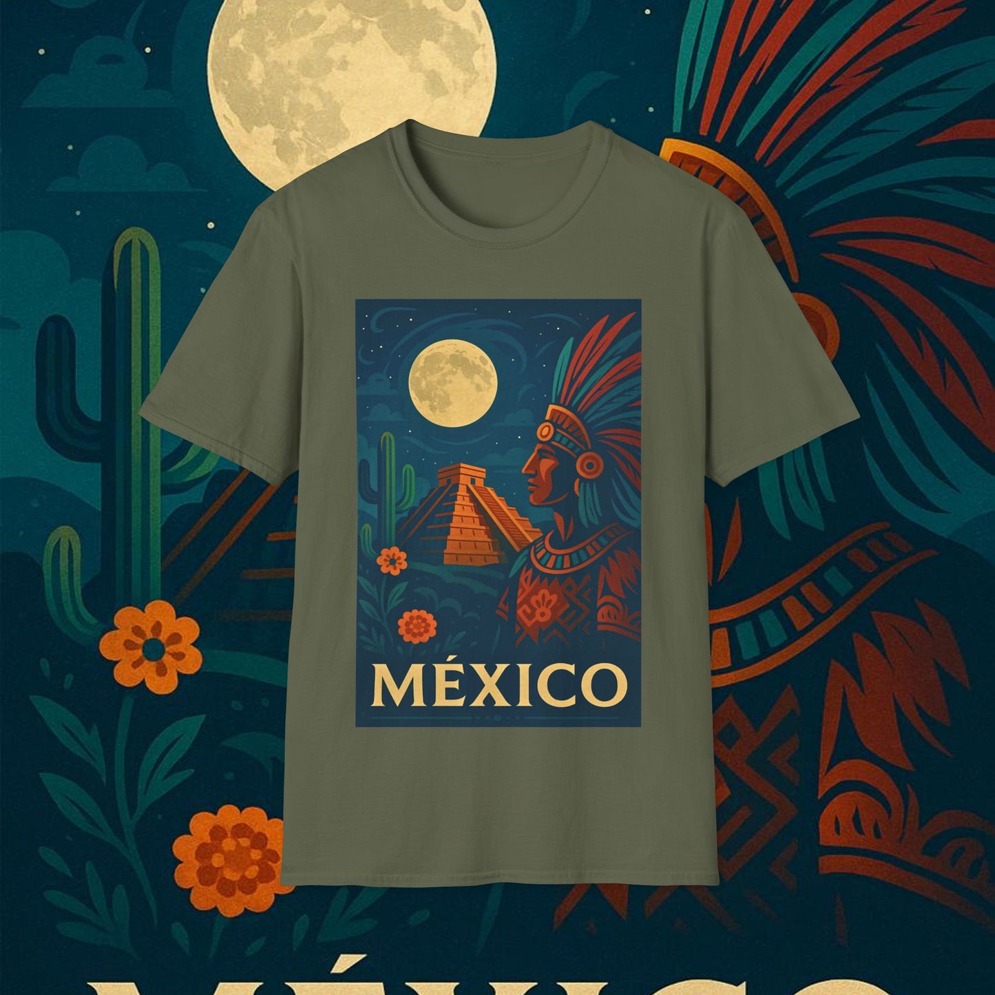 "Camiseta México: Tierra de Colores, Cultura y Corazón 🌵🎉🪅"