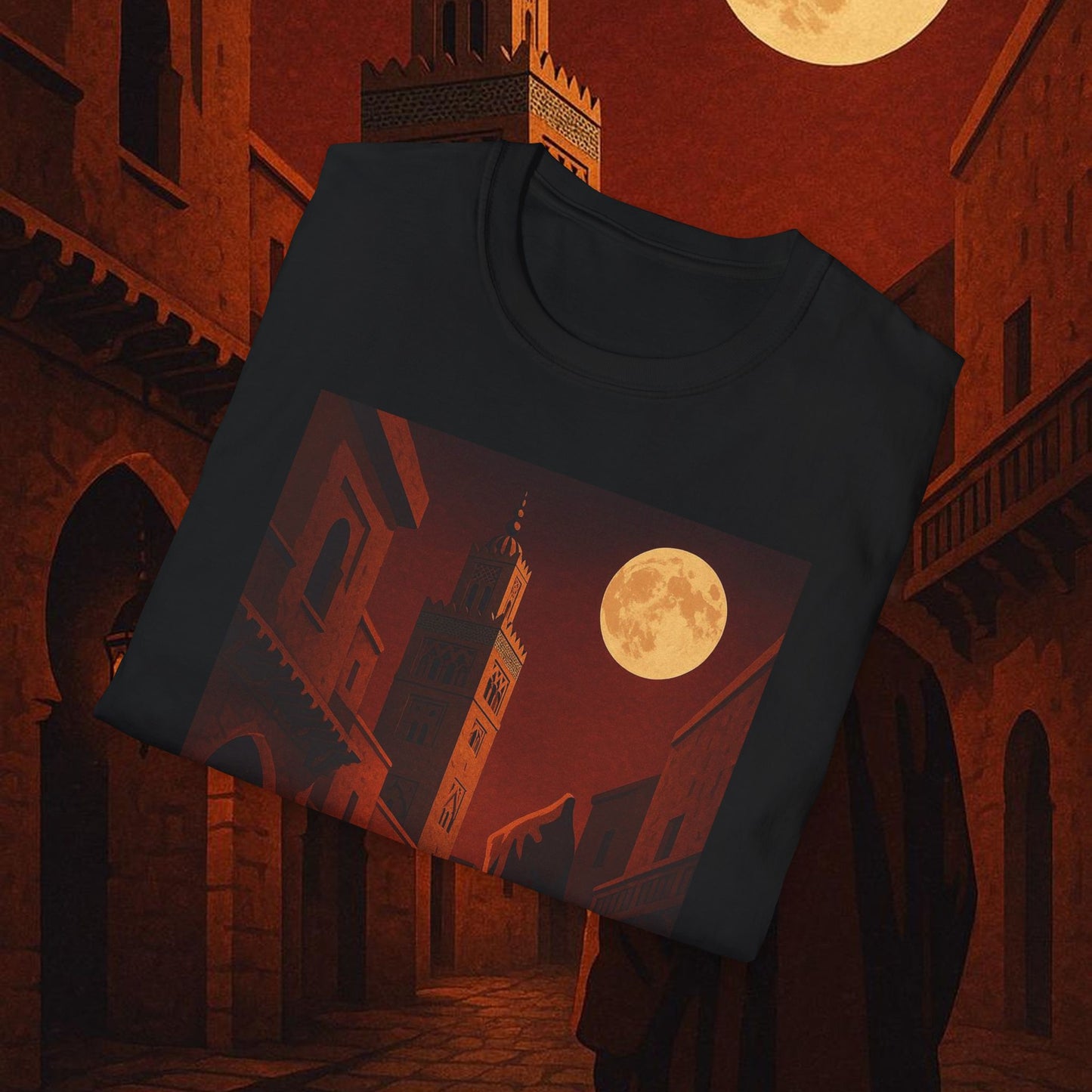 "Camiseta  Marruecos: Magia del Desierto y Ciudades de Mil Colores 🐪🏜️🕌"