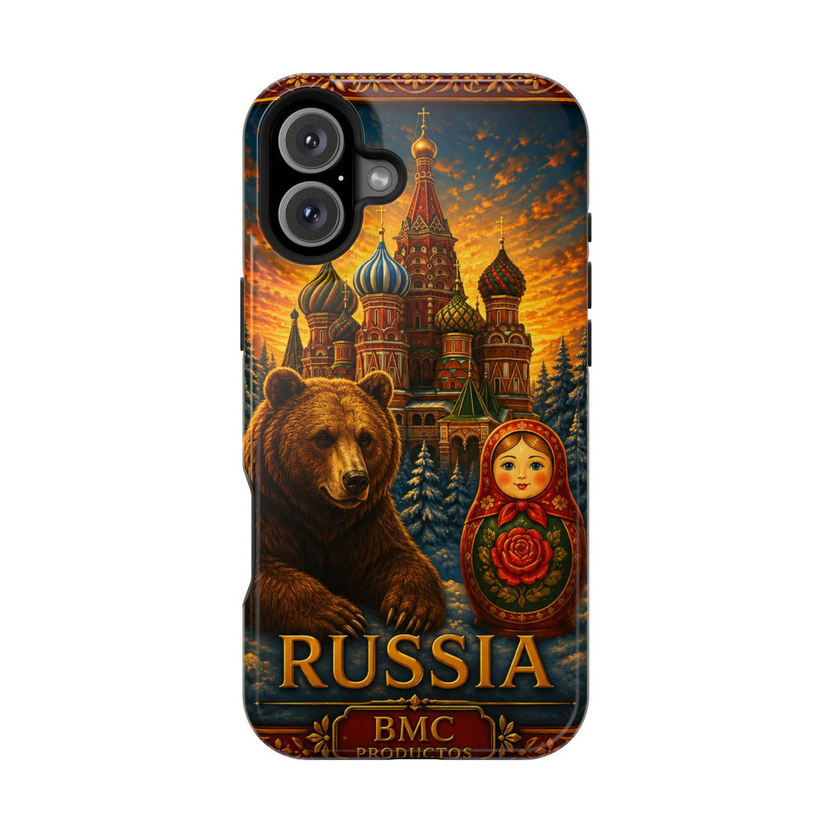 "Reinforced Magnetic Case Russia❄️ – Land of history, mystery, and grandeur"
