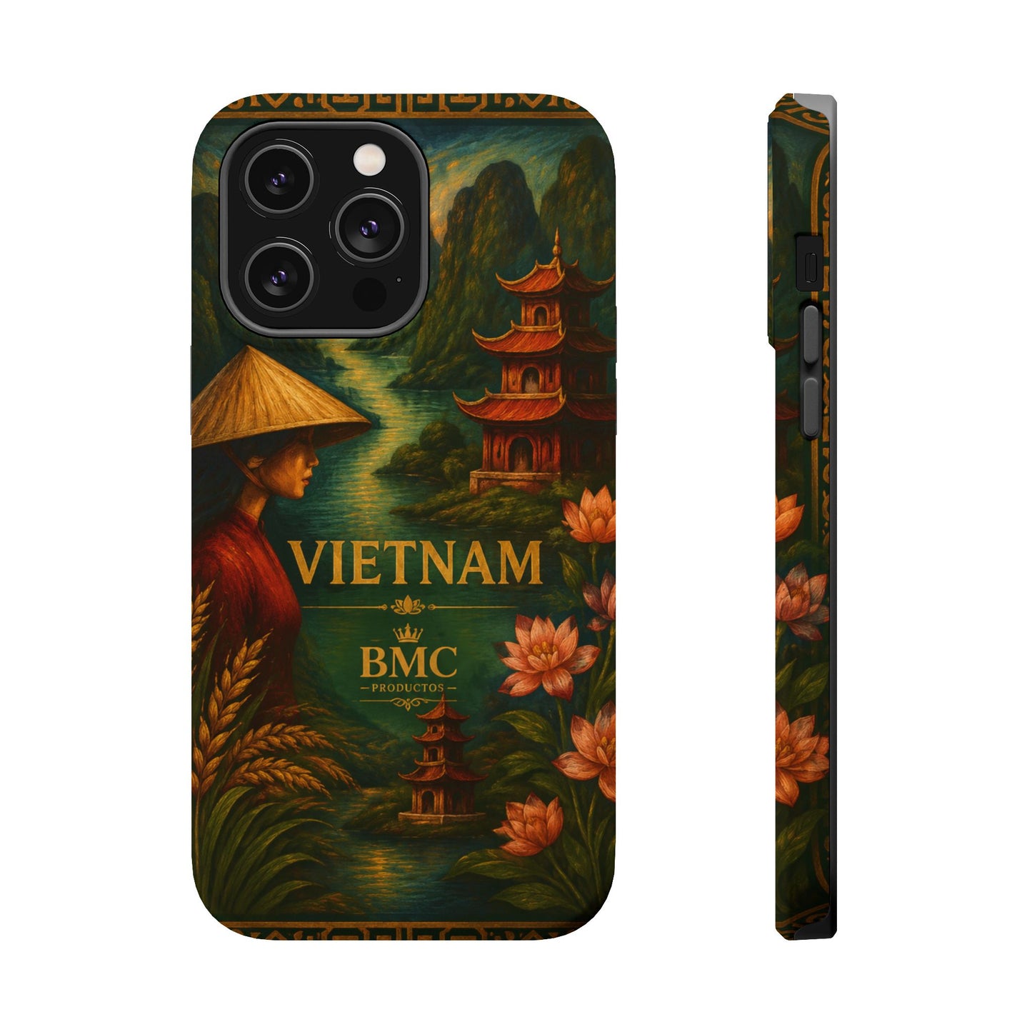 "Funda Magnética Reforzada Magnética Reforzada  Vietnam: Tradición, Naturaleza y Leyendas Ancestrales 🎋🏯🐉"
