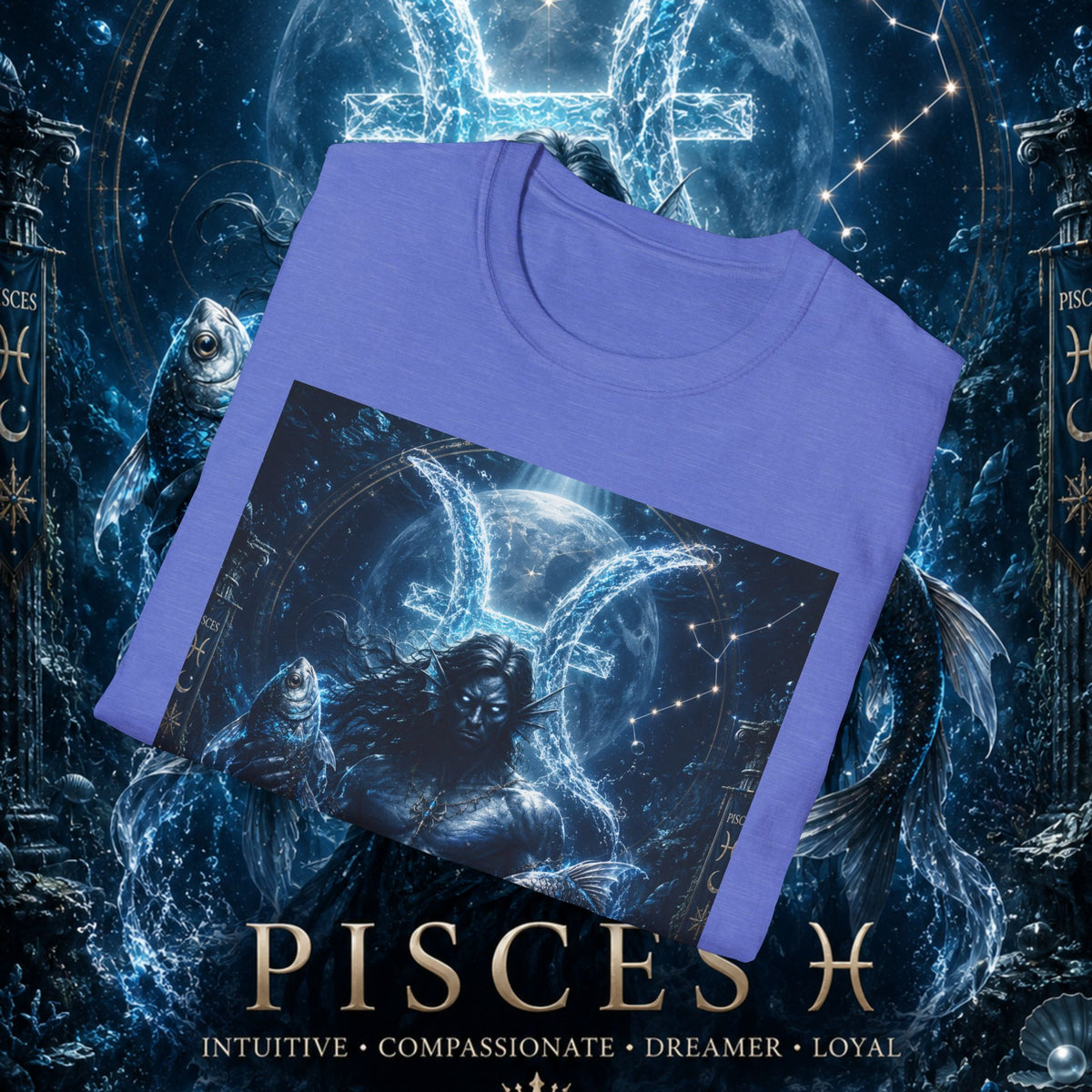 "Camiseta Piscis — El Guardián de las Profundidades"