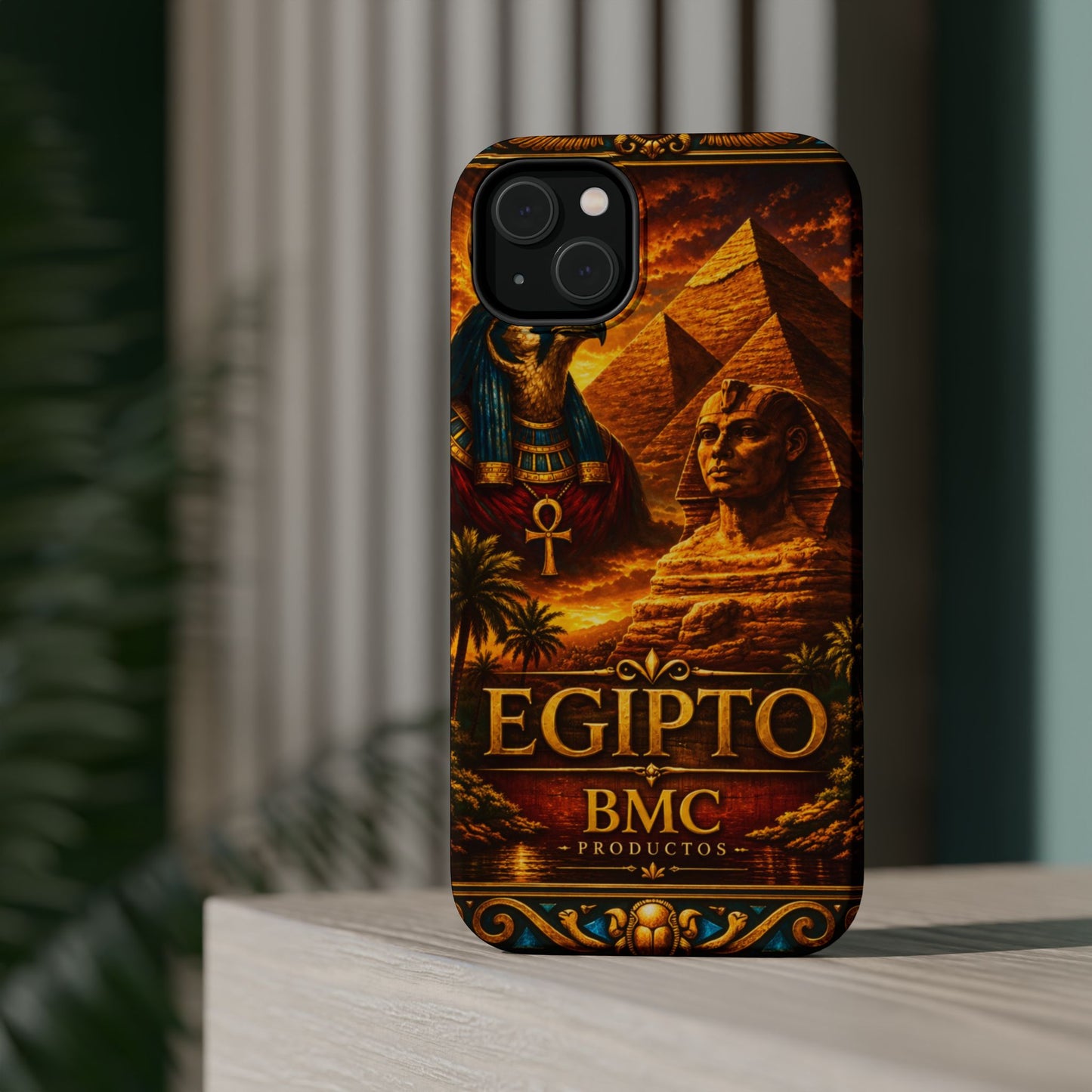 "Funda Magnética Reforzada Egipto Misterio Dorado del Nilo 🏺🌅🐫