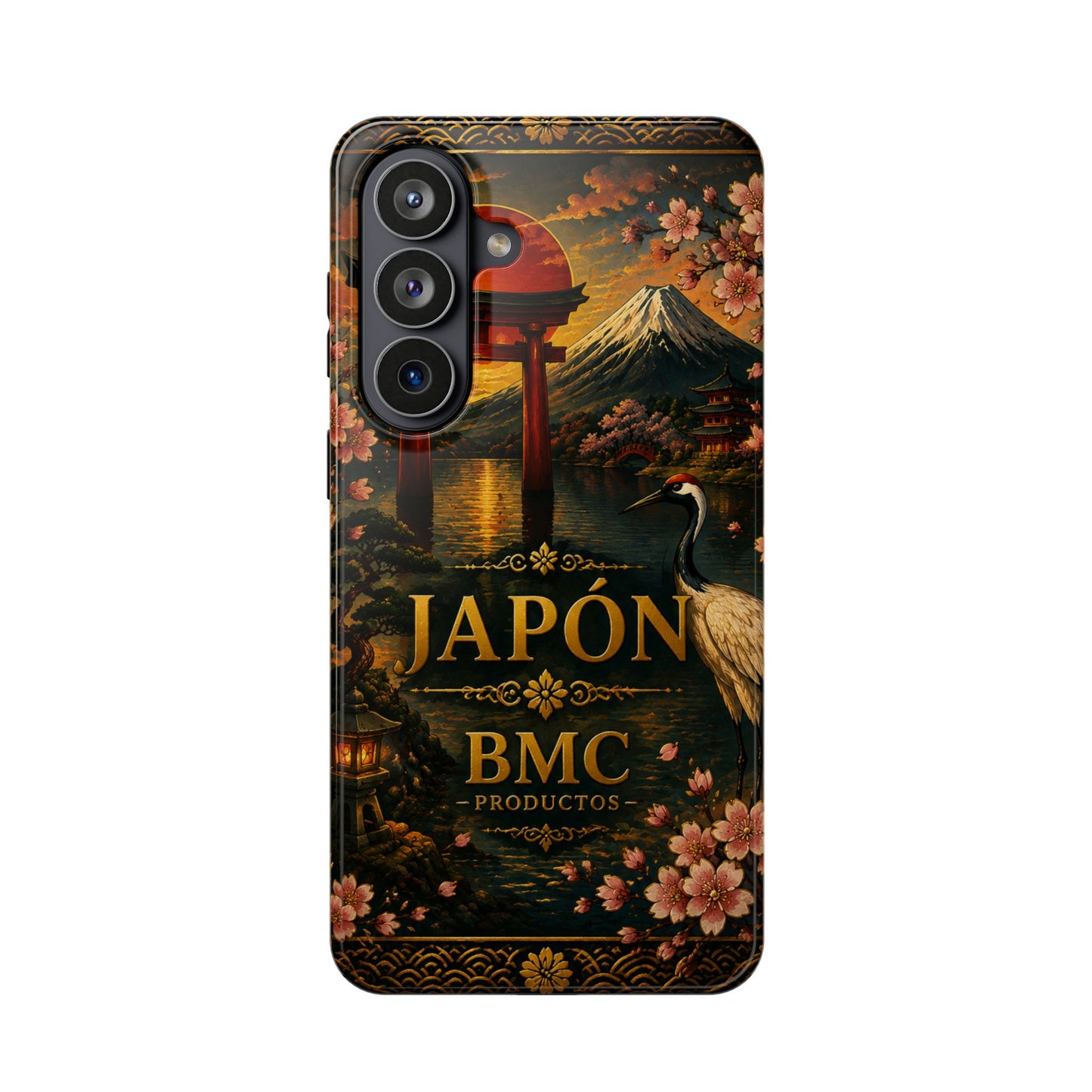 "Funda Magnética Reforzada Japón: Tradición entre Cerezos y Montañas 🌸⛩️🗻"