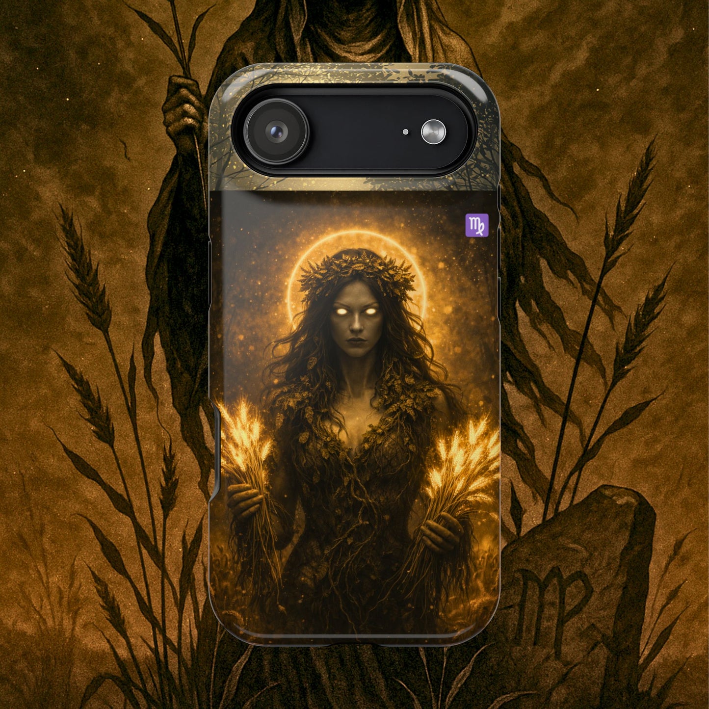 "Funda Magnética Reforzada ♍ Virgo-La Guardiana del Conocimiento"