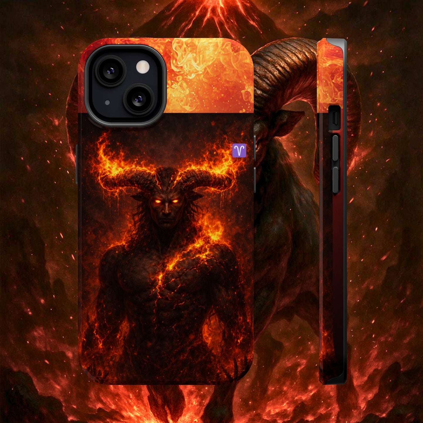 "Funda Magnética Reforzada ♈ Aries — Espíritu de fuego"
