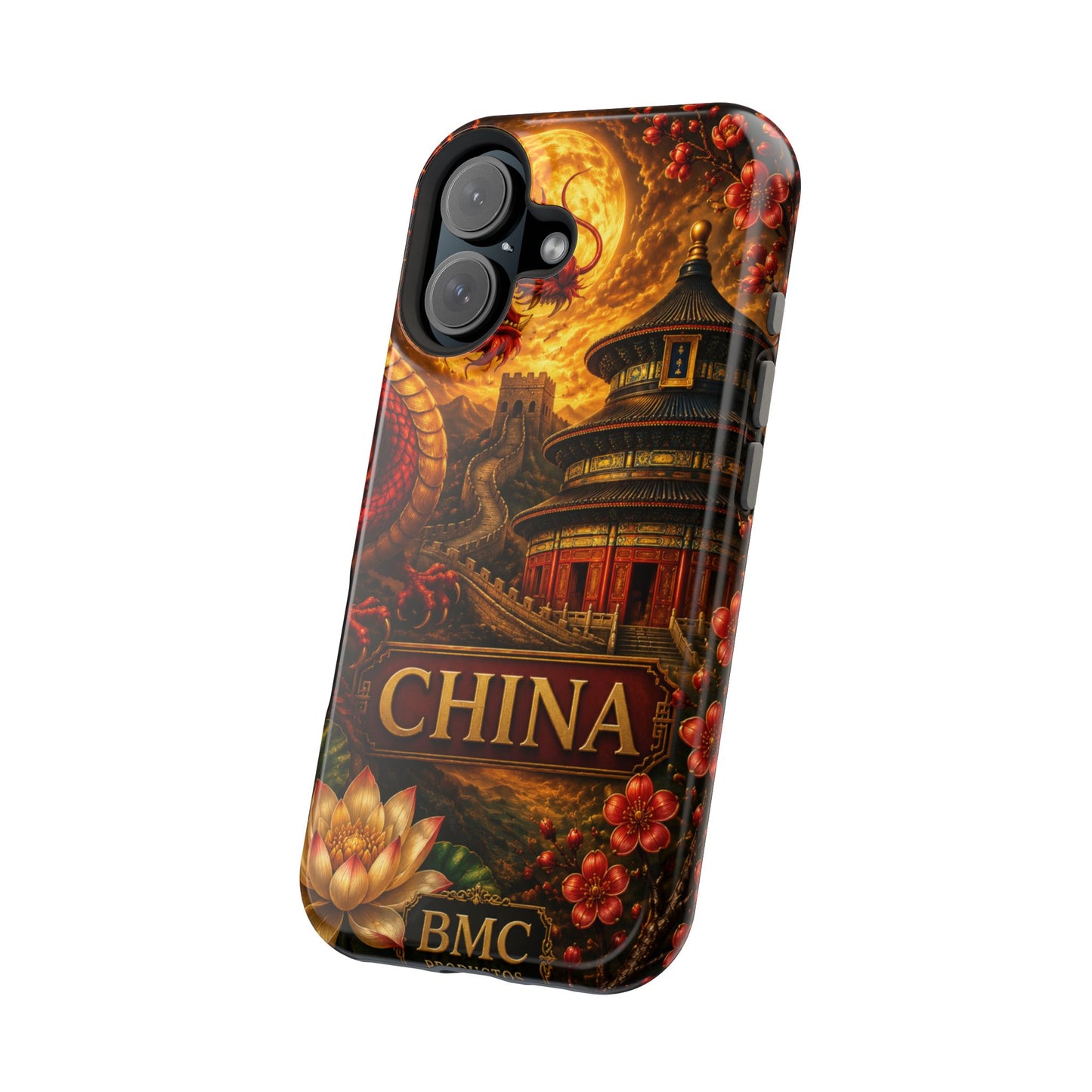 "Funda Magnética Reforzada Magnética Reforzada China – Dragones, murallas y leyendas eternas"