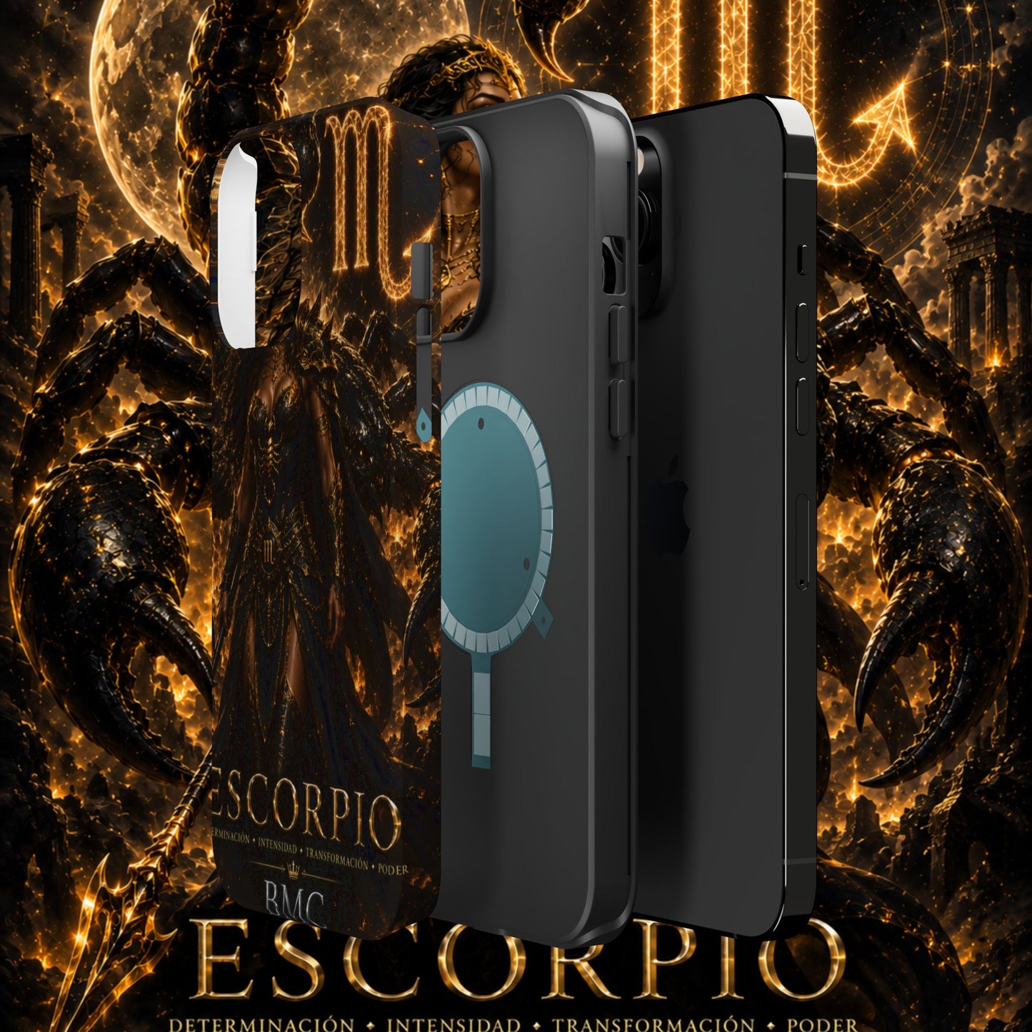 "Funda Magnética Reforzada ESCORPIO M –La Vigilante de las Sombras"
