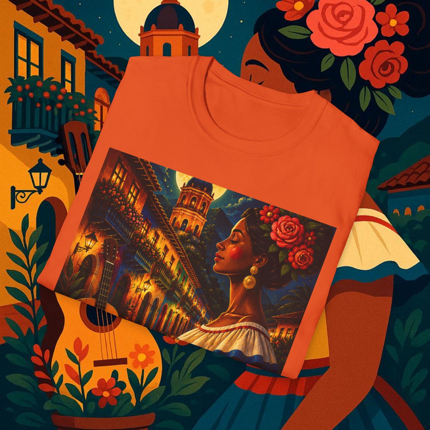 "Camiseta Colombia: Magia de Colores, Café y Tradición ☕🎨🌄"