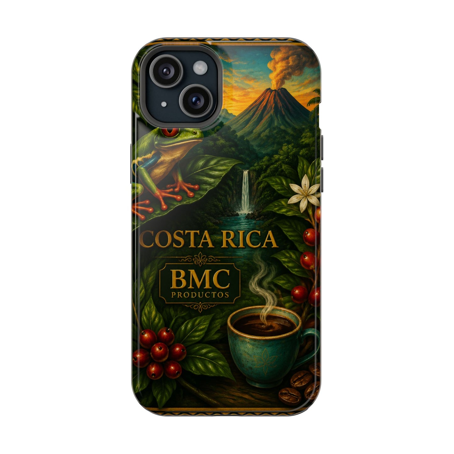 "Funda Magnética Reforzada Magnética Reforzada Costa Rica: Pura Vida entre Volcanes y Selvas 🌋🌴🦜"