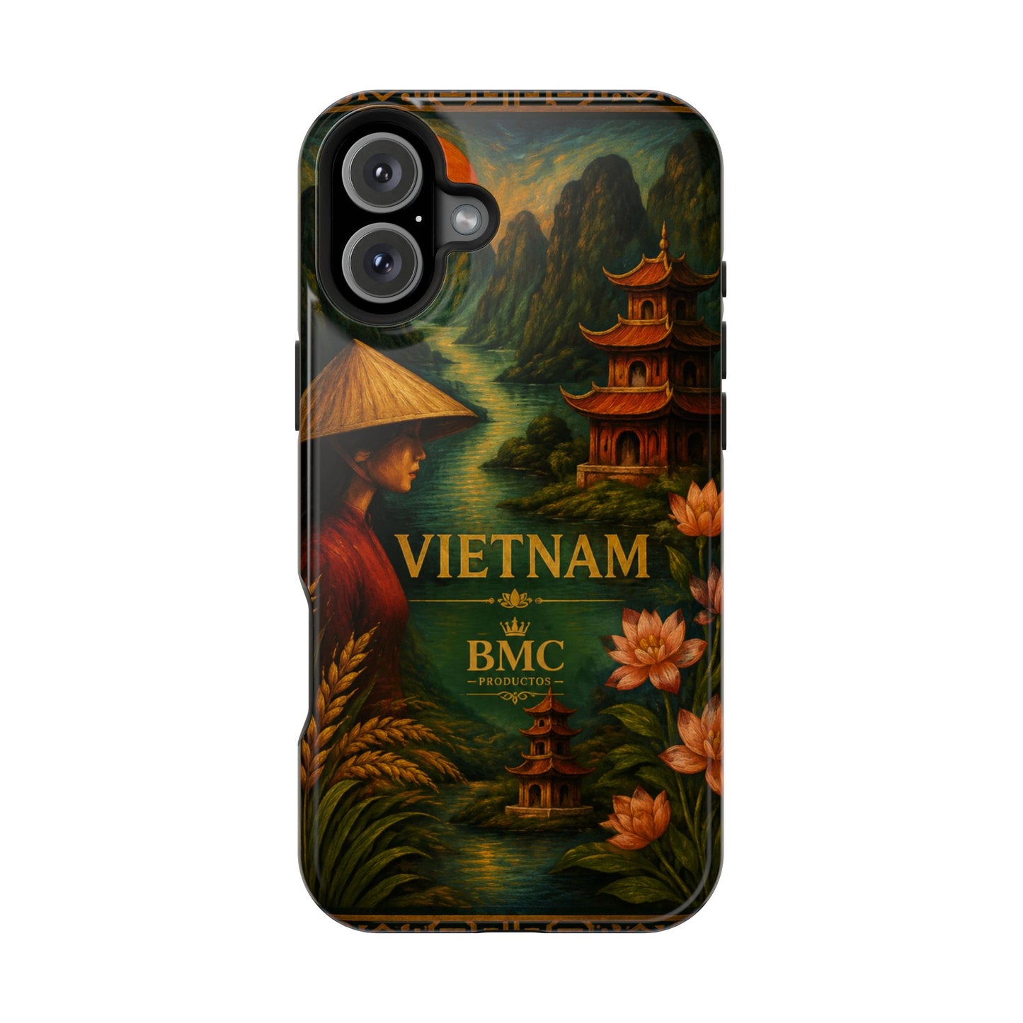 "Funda Magnética Reforzada Magnética Reforzada  Vietnam: Tradición, Naturaleza y Leyendas Ancestrales 🎋🏯🐉"