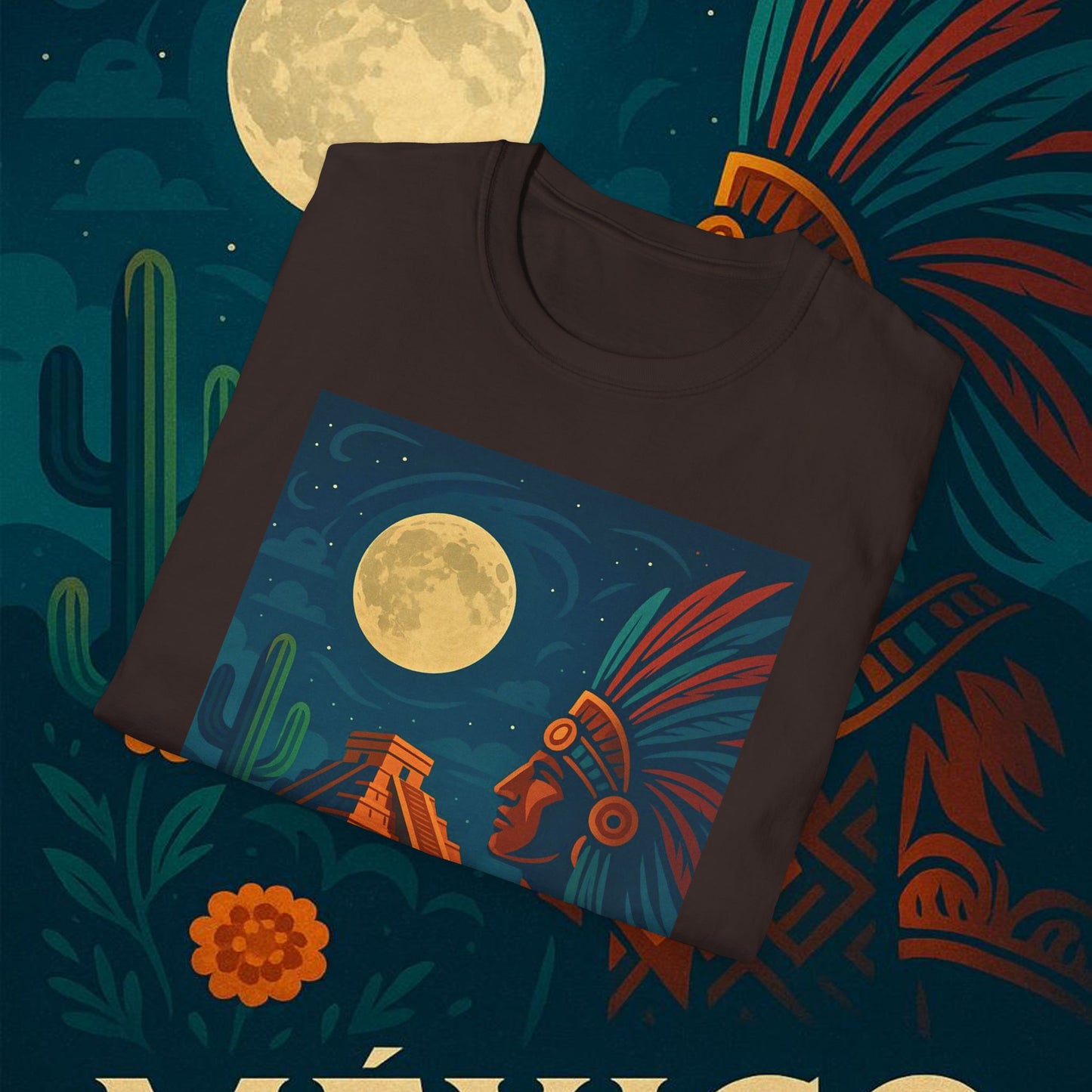 "Camiseta México: Tierra de Colores, Cultura y Corazón 🌵🎉🪅"