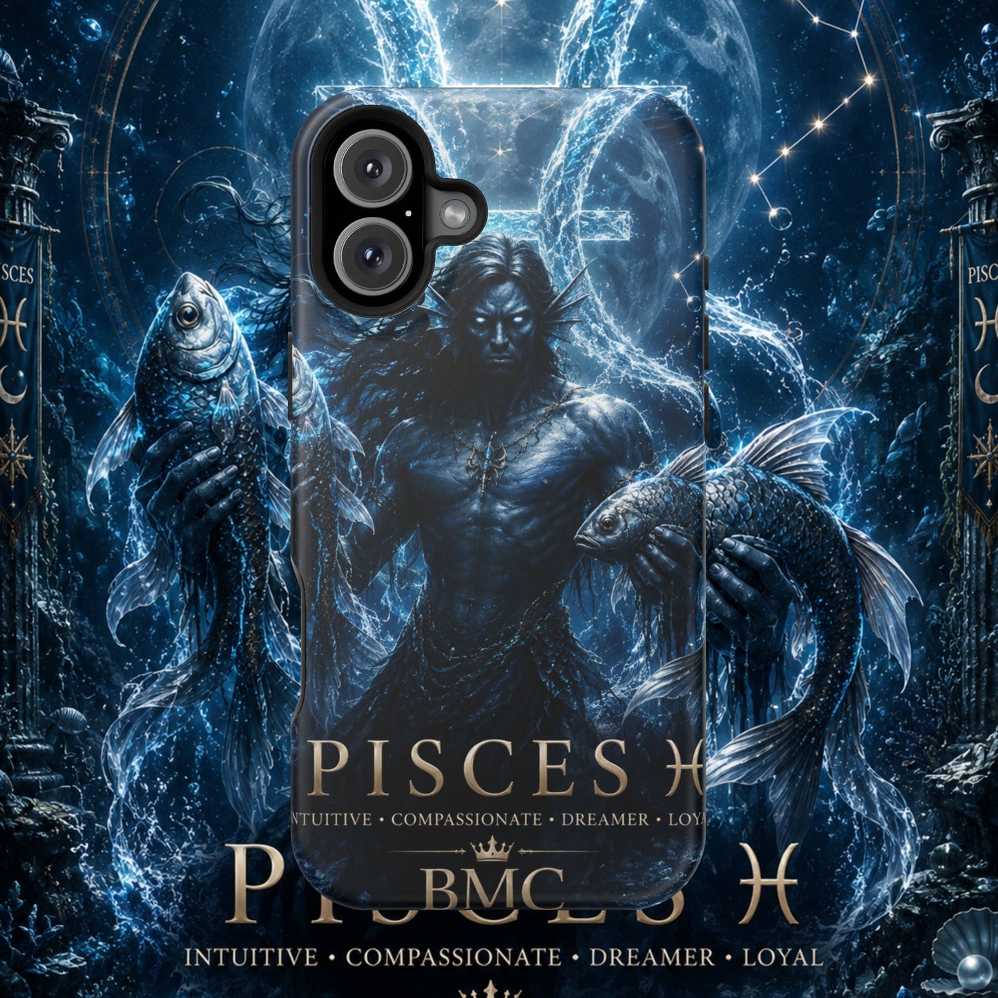 "Funda Magnética Reforzada Piscis — El Guardián de las Profundidades"