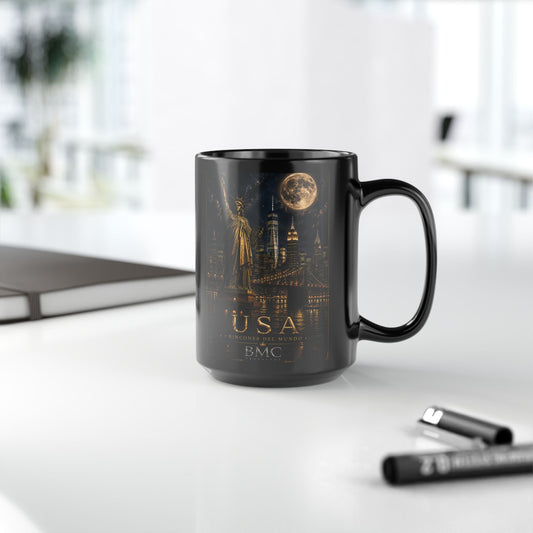 "Taza Estados Unidos: Sueños, Libertad y Grandes Horizontes 🗽🏜️🌆"
