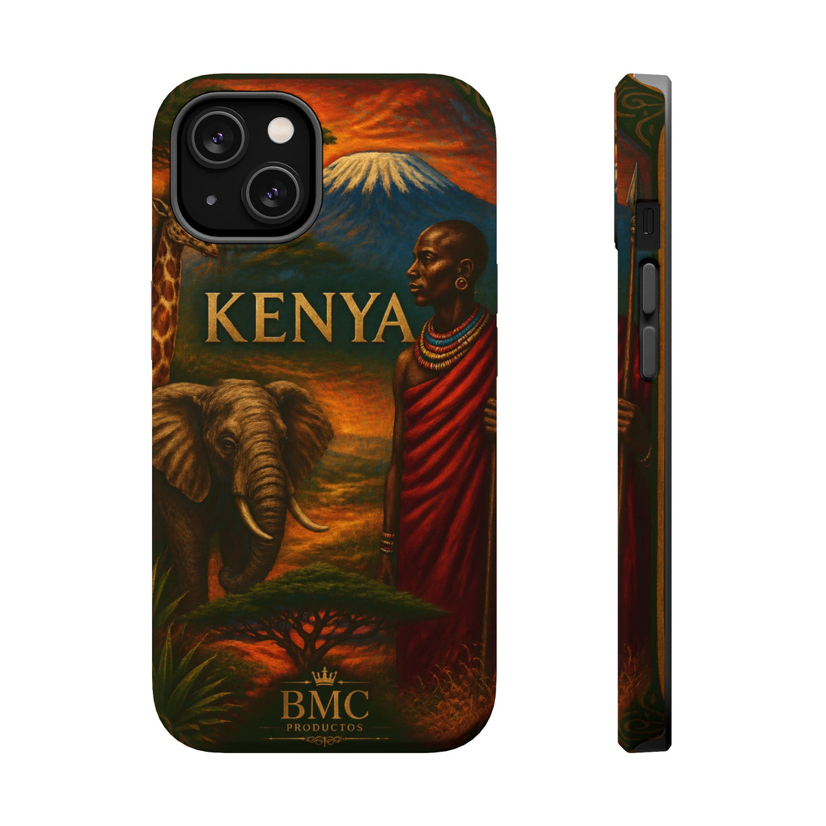 "Reinforced Magnetic Case Kenya: Wild Adventure and Land of Infinite Horizons 🦁🌄🏕️"