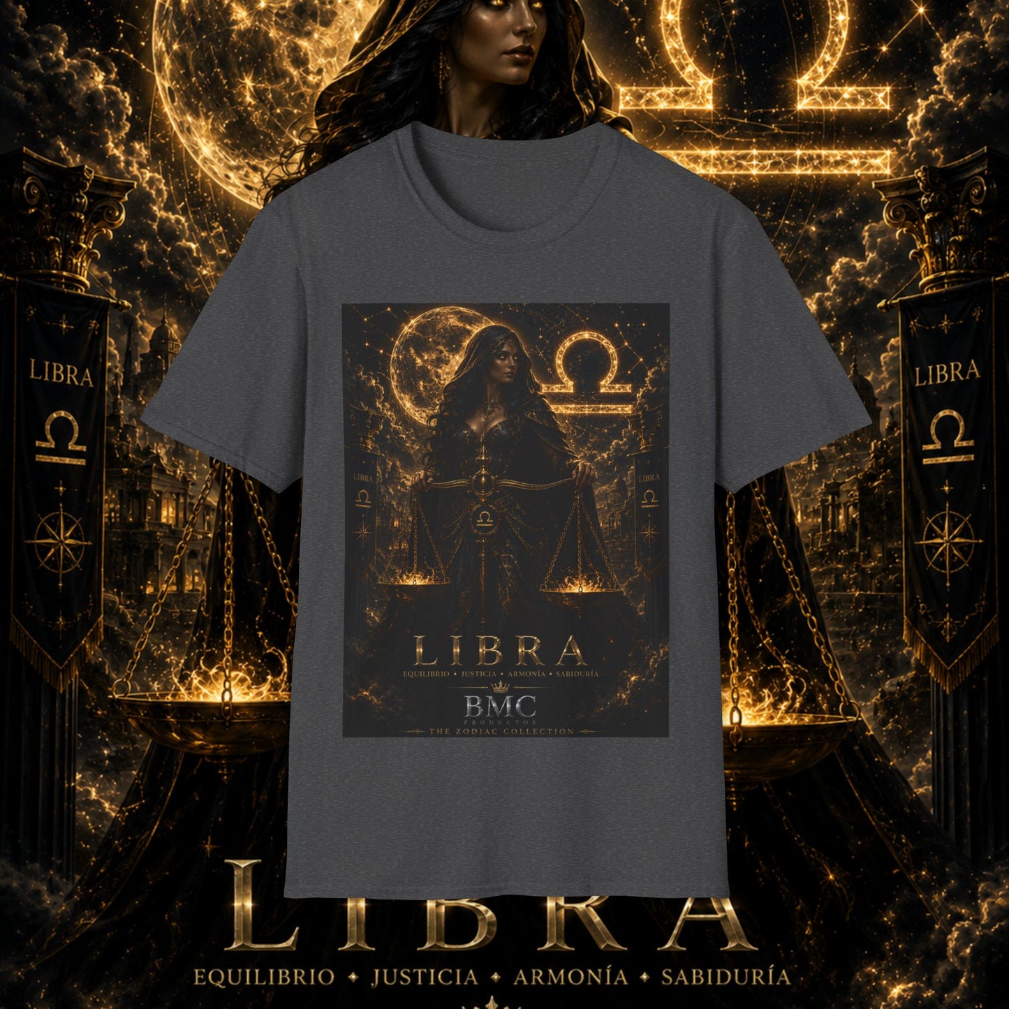 "Camiseta LIBRA – La Guardiana del Equilibrio"