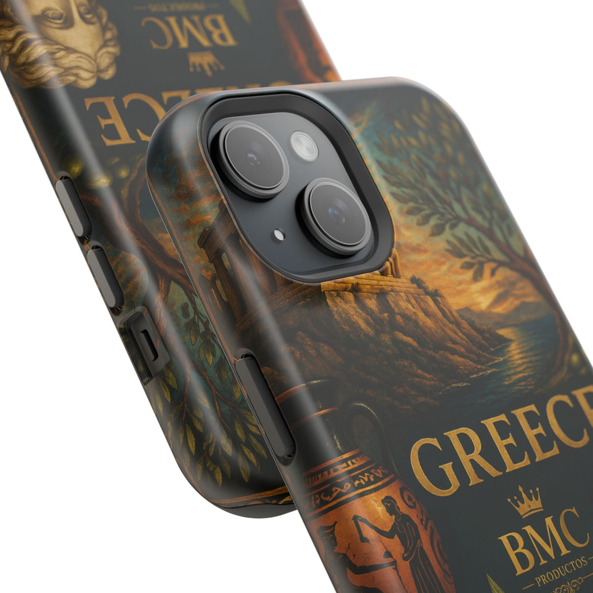 "Funda Magnética Reforzada Magnética Reforzada Grecia: Cuna de Dioses, Maravillas y Filosofía 🌊🏛️⚡"