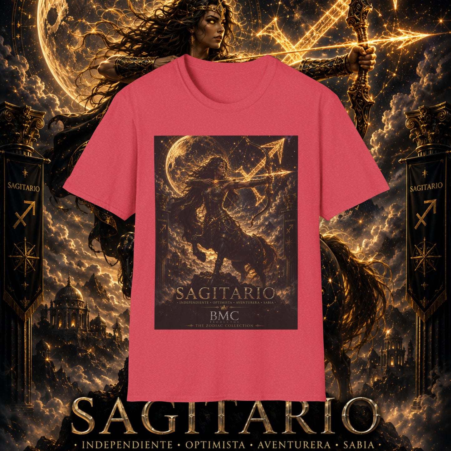 "Camiseta Sagitario M – La Cazadora del Horizonte"