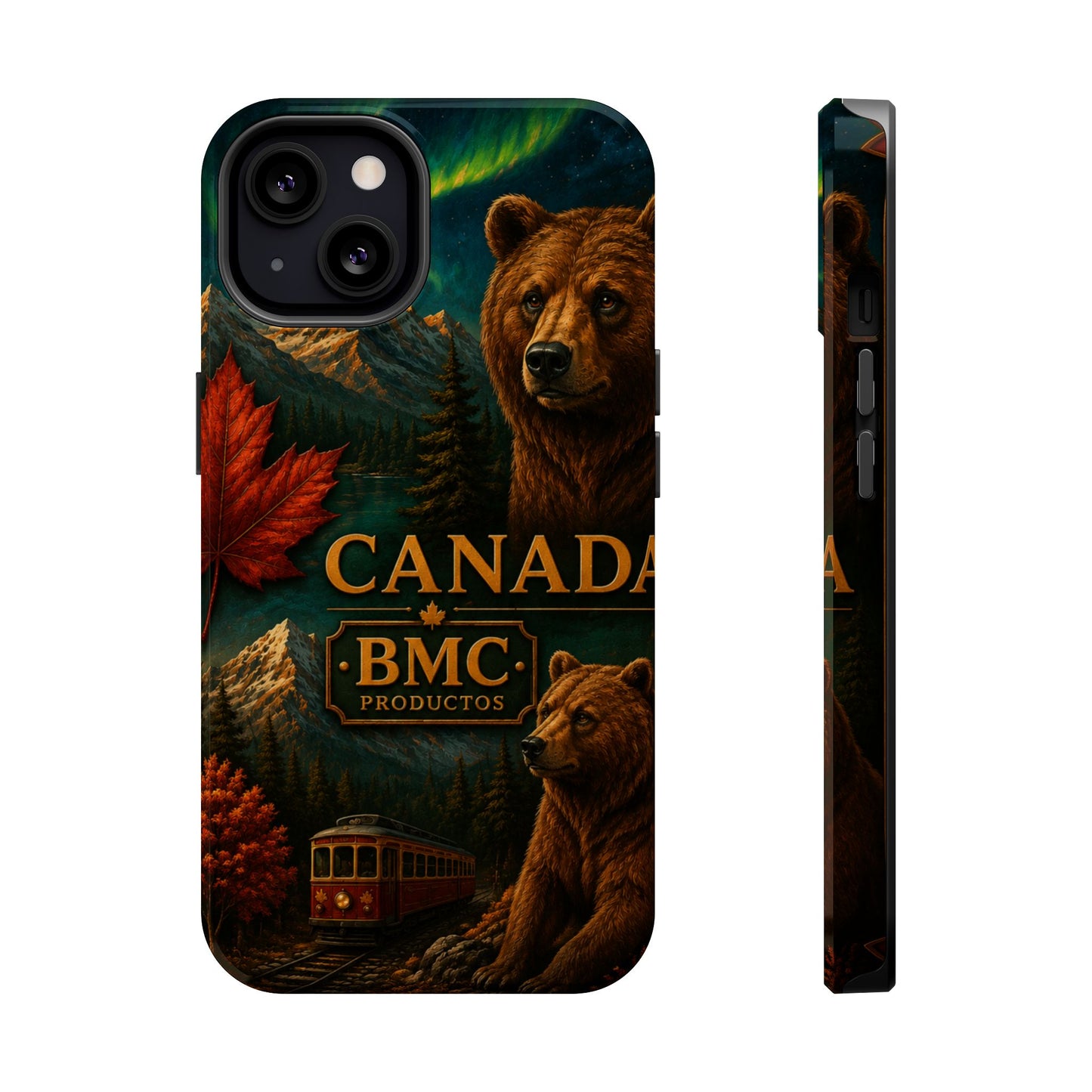"Funda Magnética Reforzada Magnética Reforzada Canadá: Naturaleza Majestuosa y Espíritu Libre 🍁🏞️🦌"