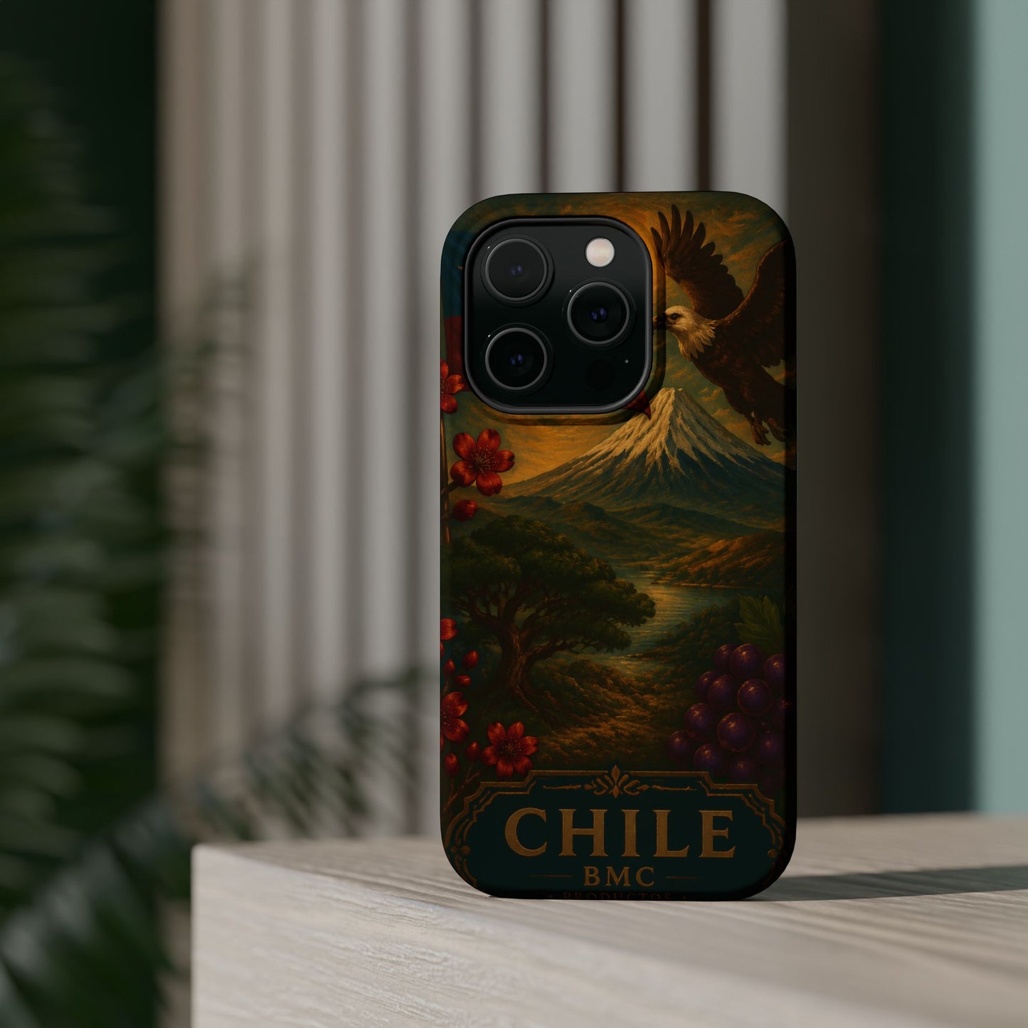 "Funda Magnética Reforzada Magnética Reforzada Chile: Naturaleza Indómita y Horizontes Eternos 🏔️🍇🏜️"