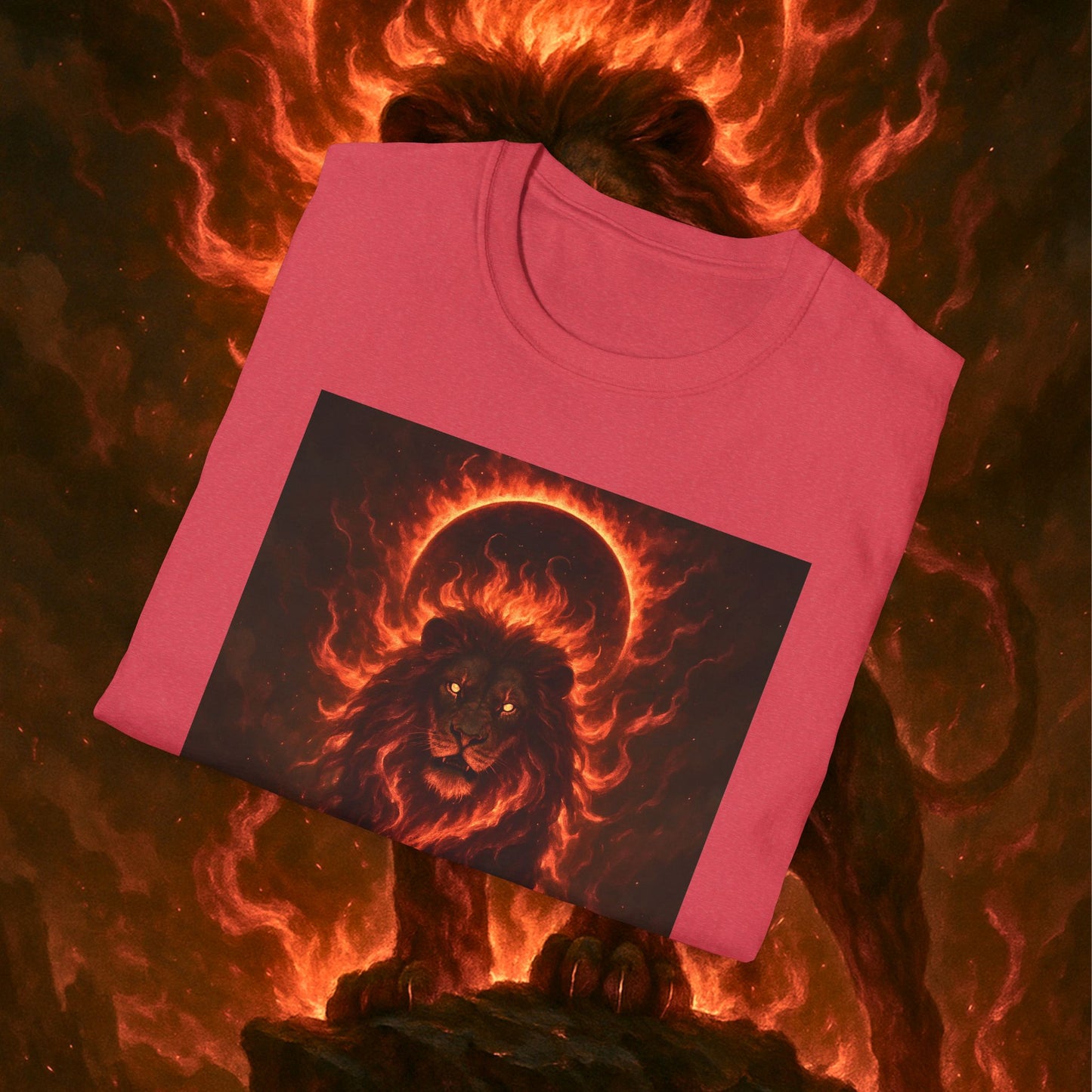 "Camiseta ♌ Leo — Soberano del fuego eterno"