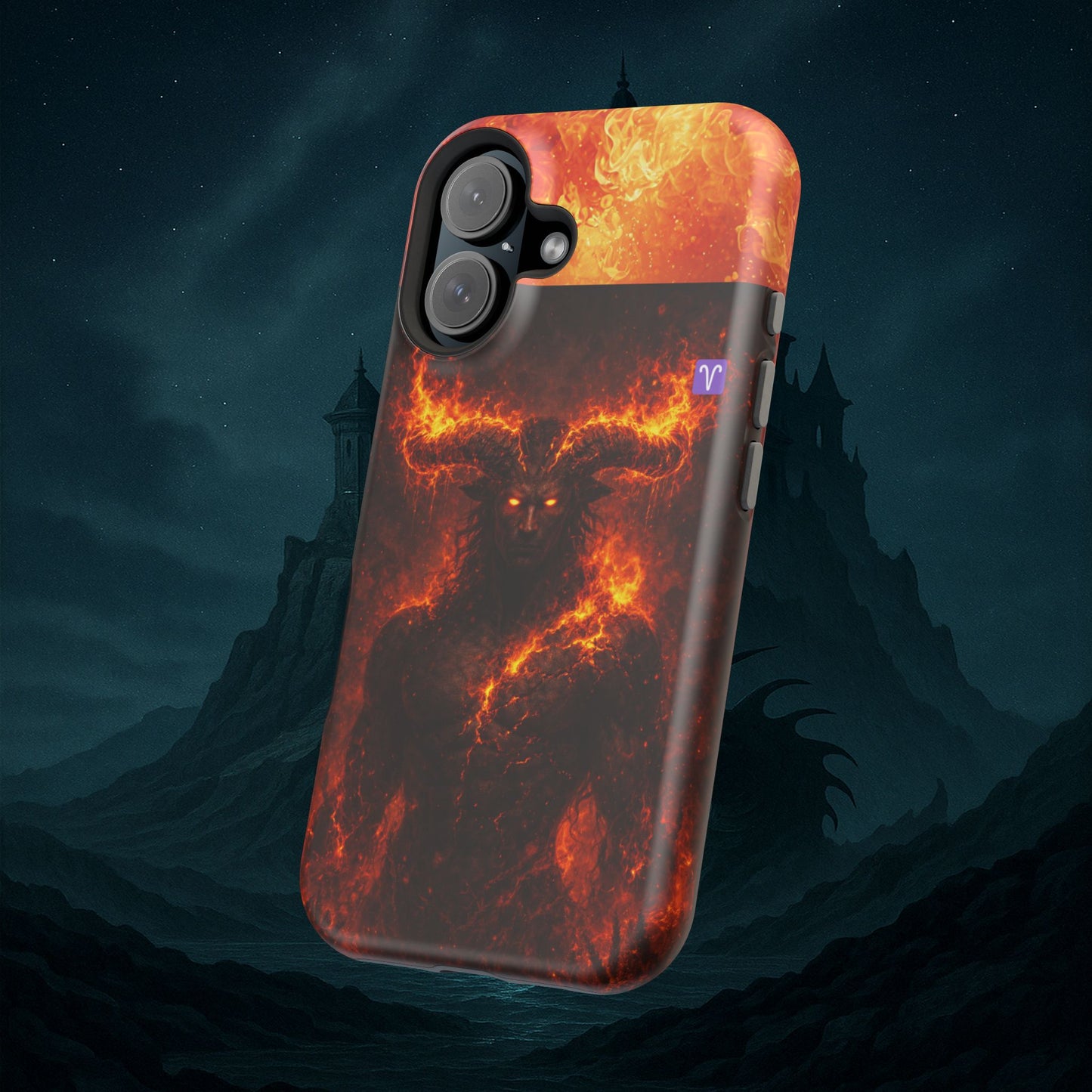 "Funda Magnética Reforzada ♈ Aries — Espíritu de fuego"