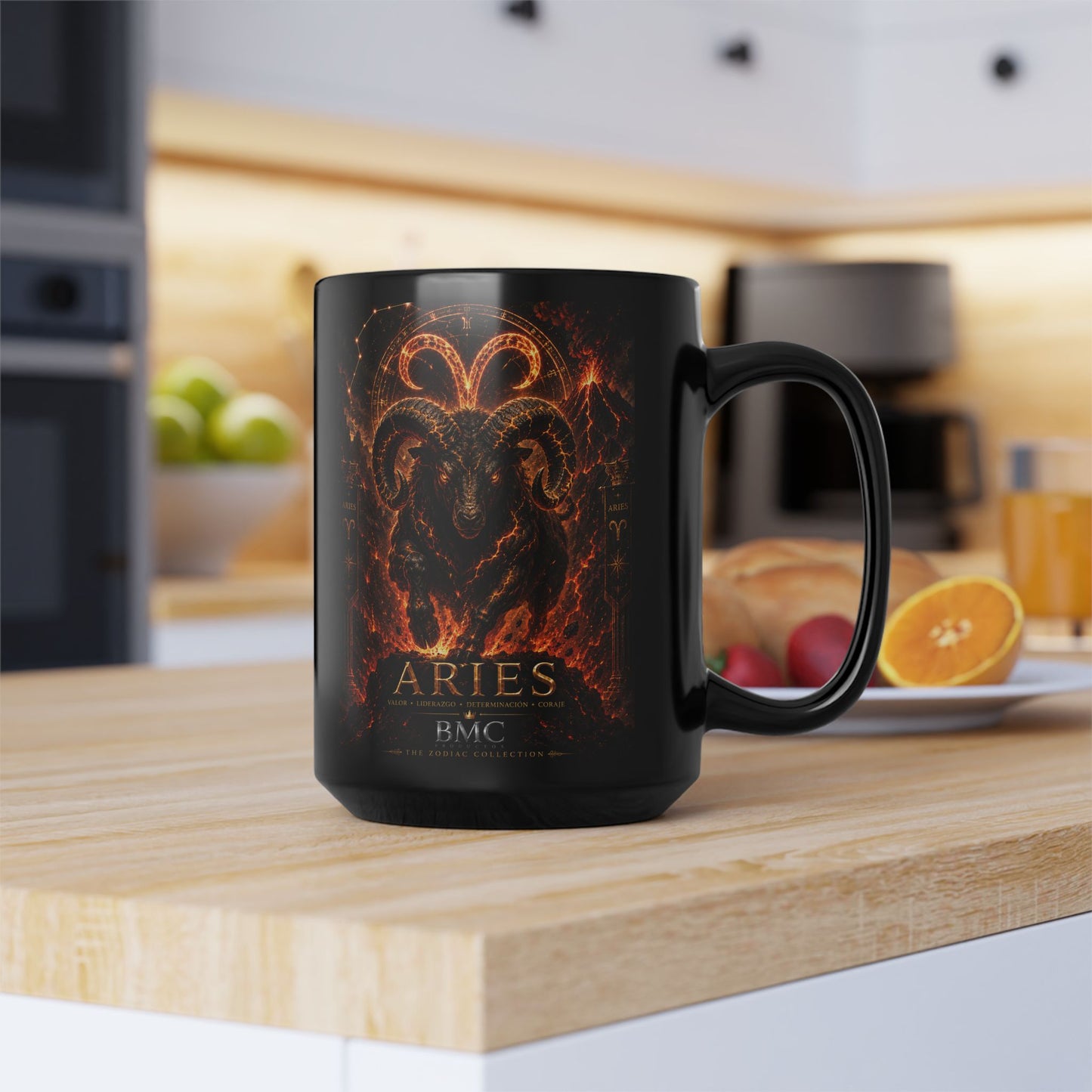 "Taza ♈ Aries — Espíritu de fuego"