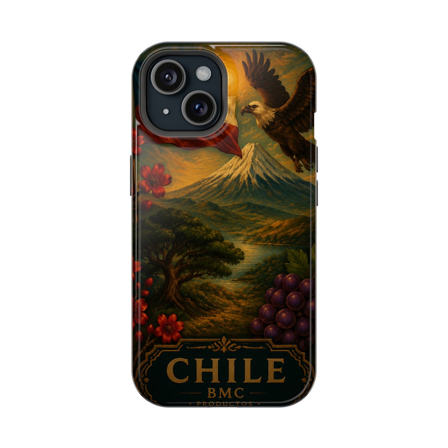 "Funda Magnética Reforzada Magnética Reforzada Chile: Naturaleza Indómita y Horizontes Eternos 🏔️🍇🏜️"