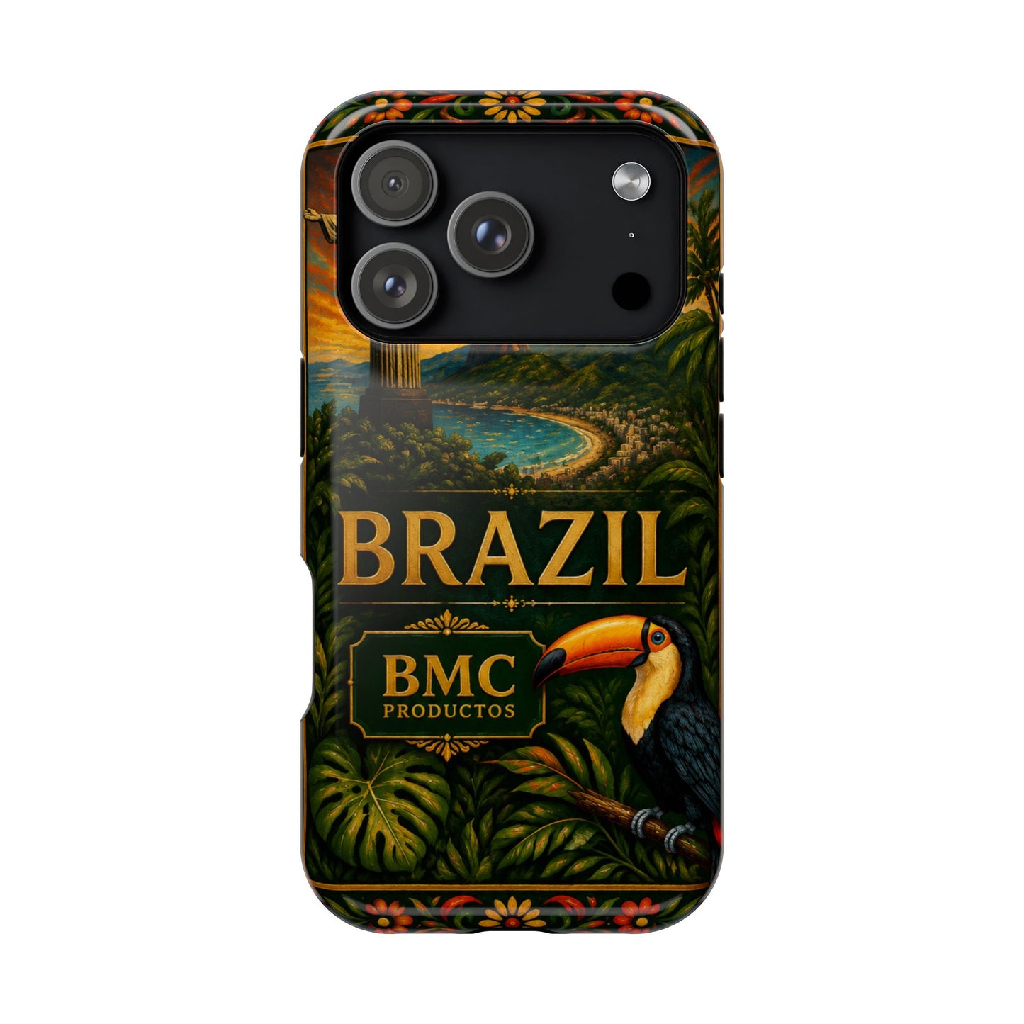 "Funda Magnética Reforzada Magnética Reforzada Brasil: Ritmo, Naturaleza y Alegría Infinita 🎶🌴🏖️"