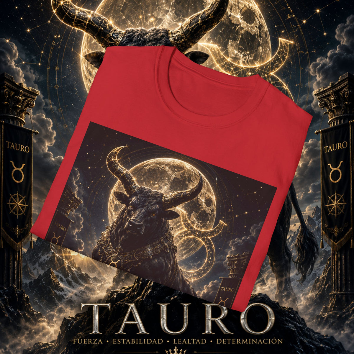 "Camiseta ♉ Tauro — Fuerza silenciosa de la tierra"