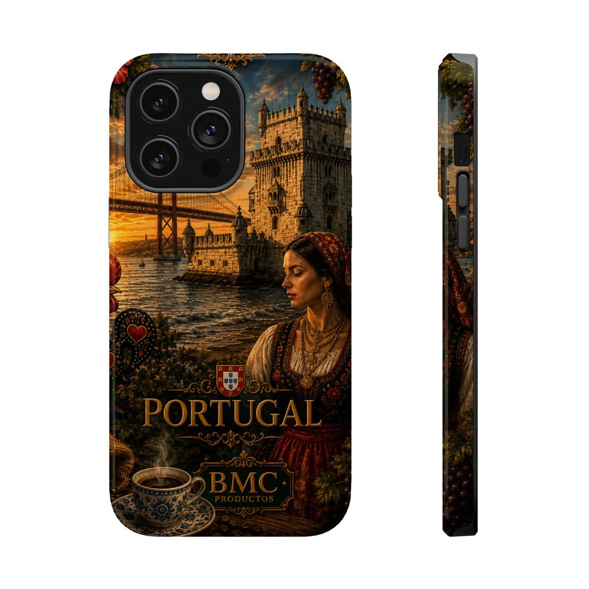"Reinforced Magnetic Case Portugal: Atlantic Charm, Fados and Azulejos 🌊🎶🧿"