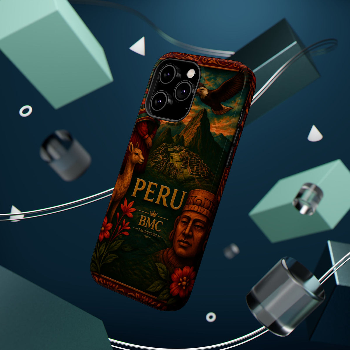 "Peru: Mysticism, History, and Eternal Wonders Reinforced Magnetic Case 🏔️🦙🛕"