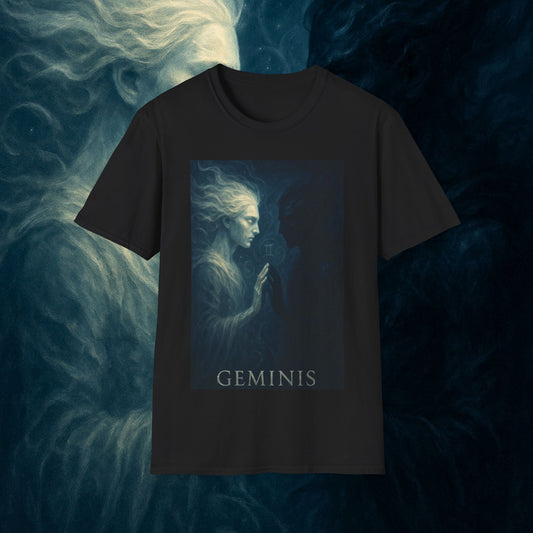 "Camiseta ♊ Géminis — Reflejo del alma dividida"