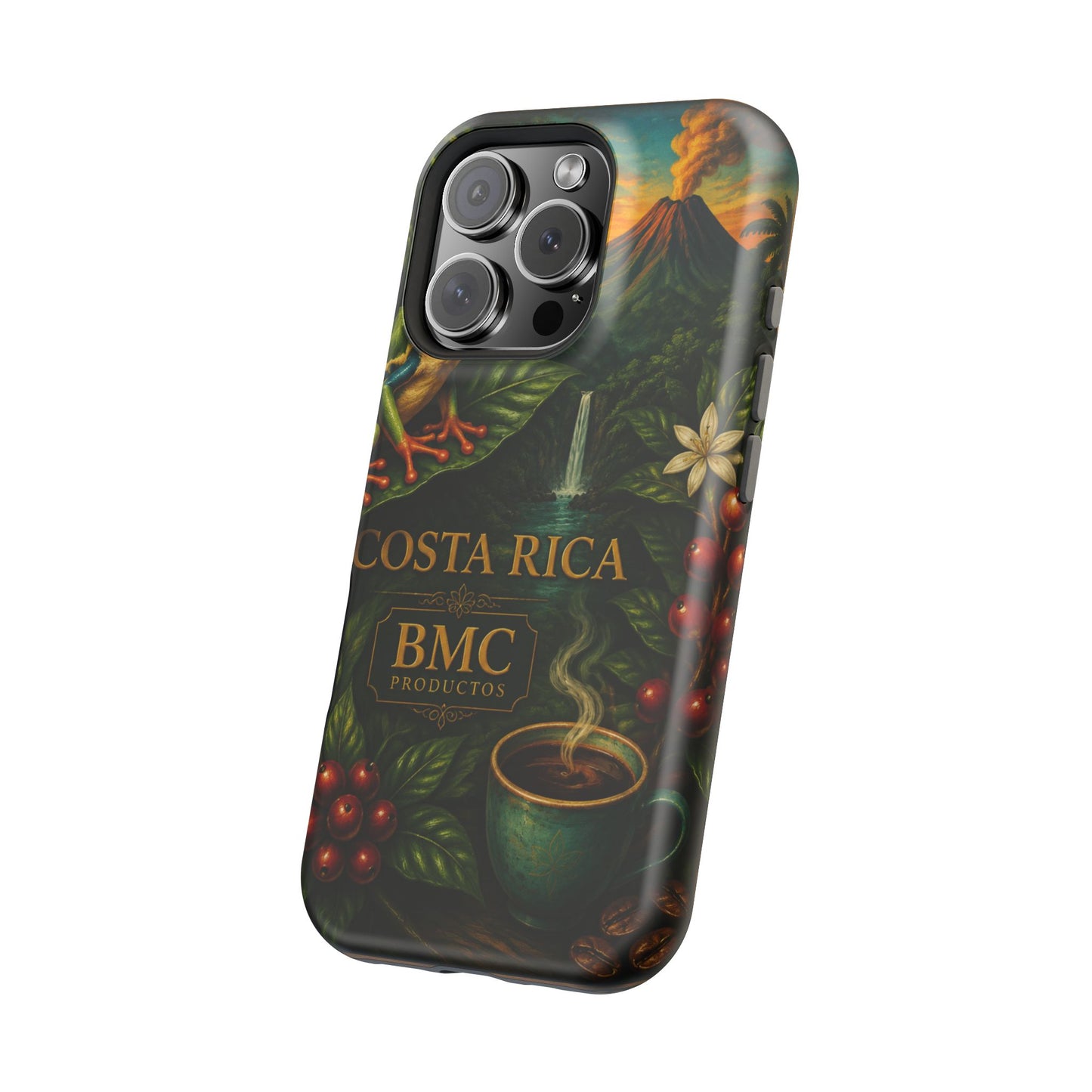"Funda Magnética Reforzada Magnética Reforzada Costa Rica: Pura Vida entre Volcanes y Selvas 🌋🌴🦜"