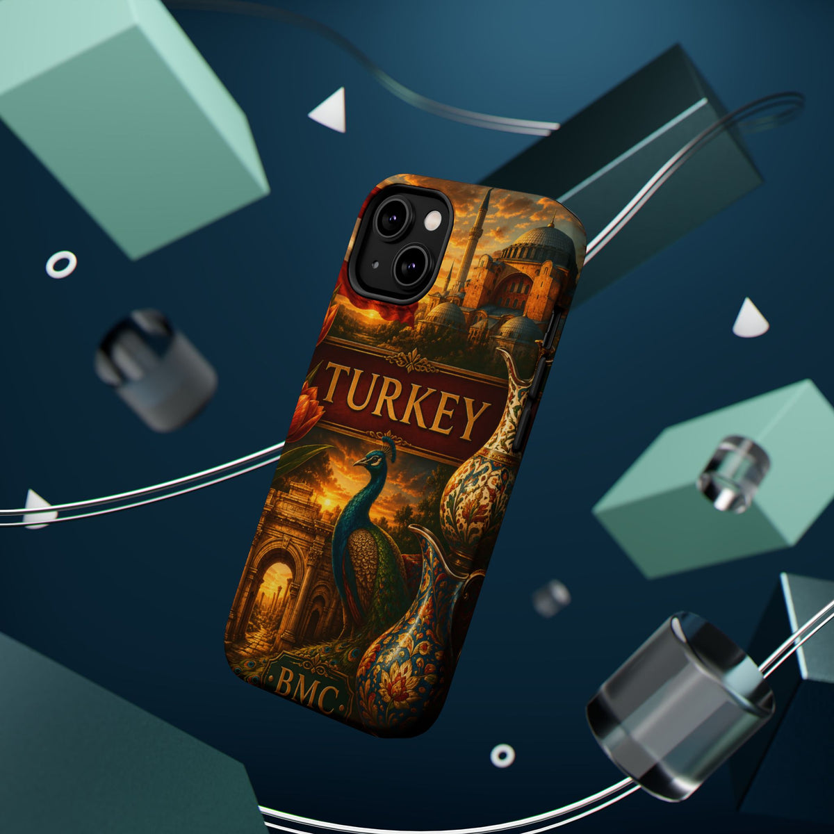 "Reinforced Magnetic Case Turkey✨ – Where East meets West"