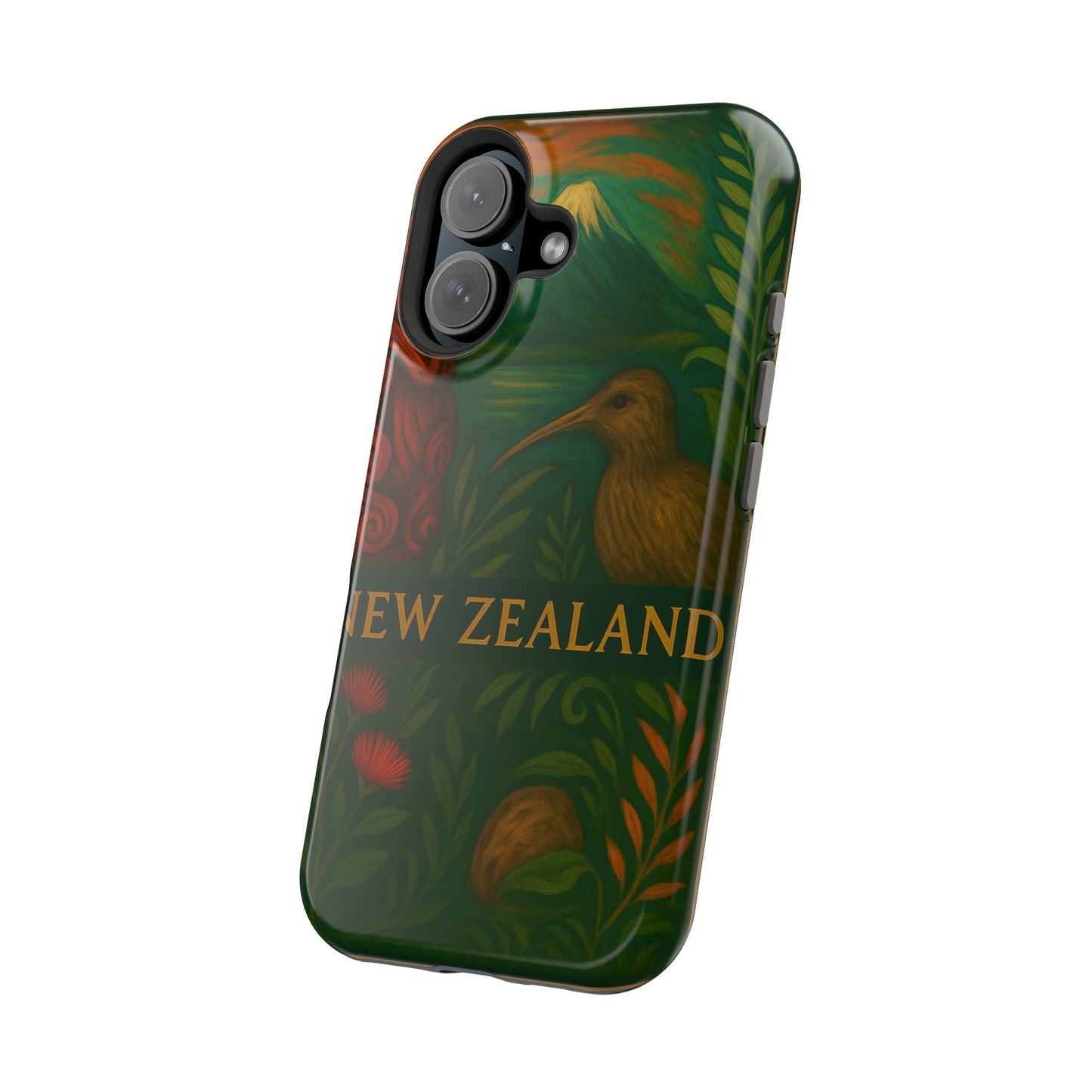 "Funda Magnética Reforzada Magnética Reforzada Nueva Zelanda🏞️ – El paraíso de la naturaleza y la aventura"