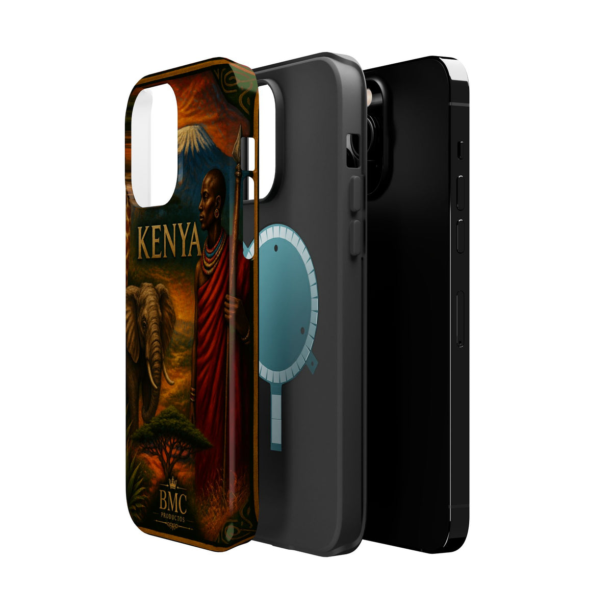 "Reinforced Magnetic Case Kenya: Wild Adventure and Land of Infinite Horizons 🦁🌄🏕️"