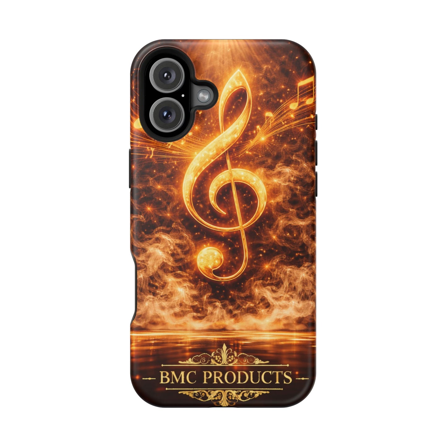 "Funda Magnética Reforzada Magnética Reforzada clave de sol 🎼🔥Donde nace una nota… nace una llama.” 🔥🎼