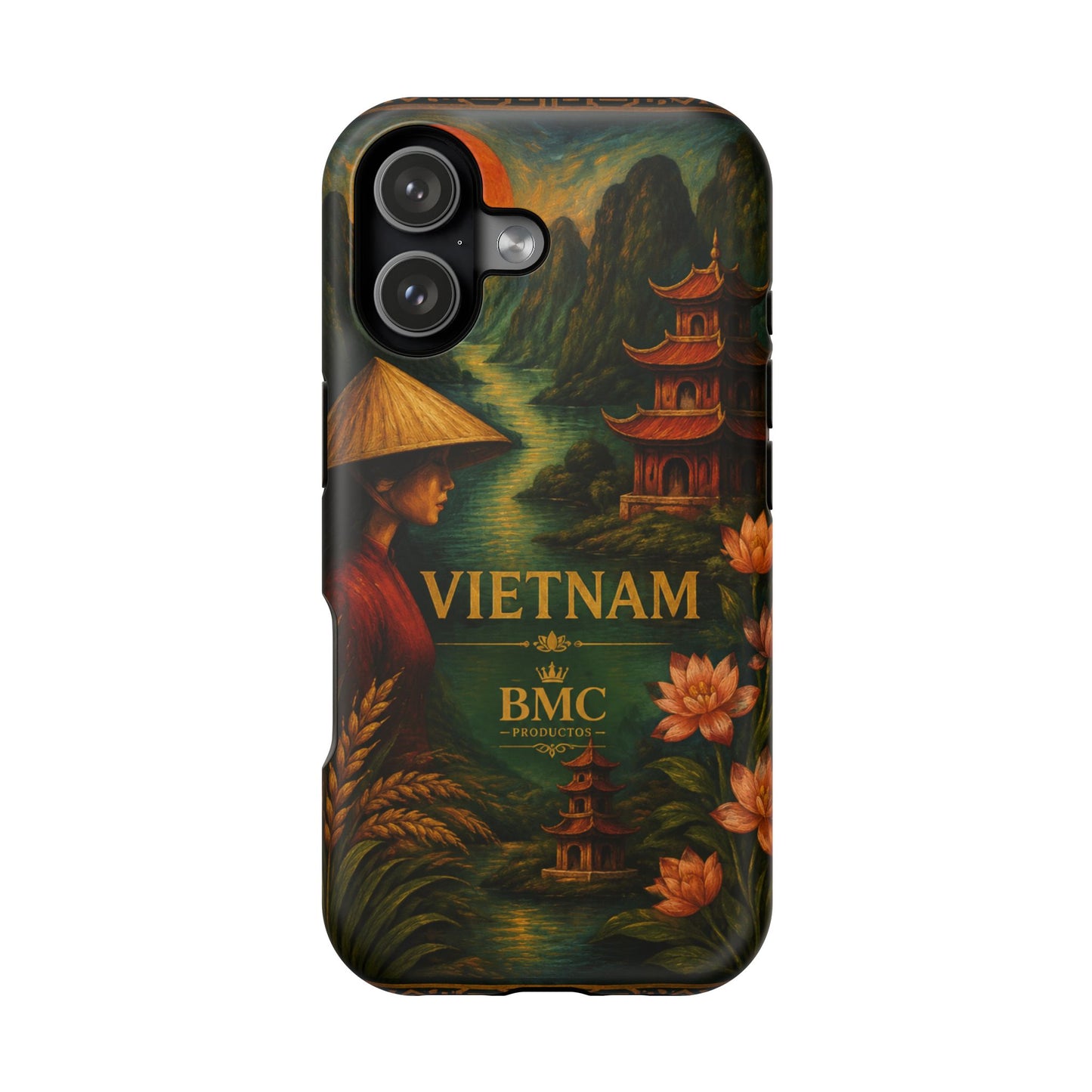 "Funda Magnética Reforzada Magnética Reforzada  Vietnam: Tradición, Naturaleza y Leyendas Ancestrales 🎋🏯🐉"