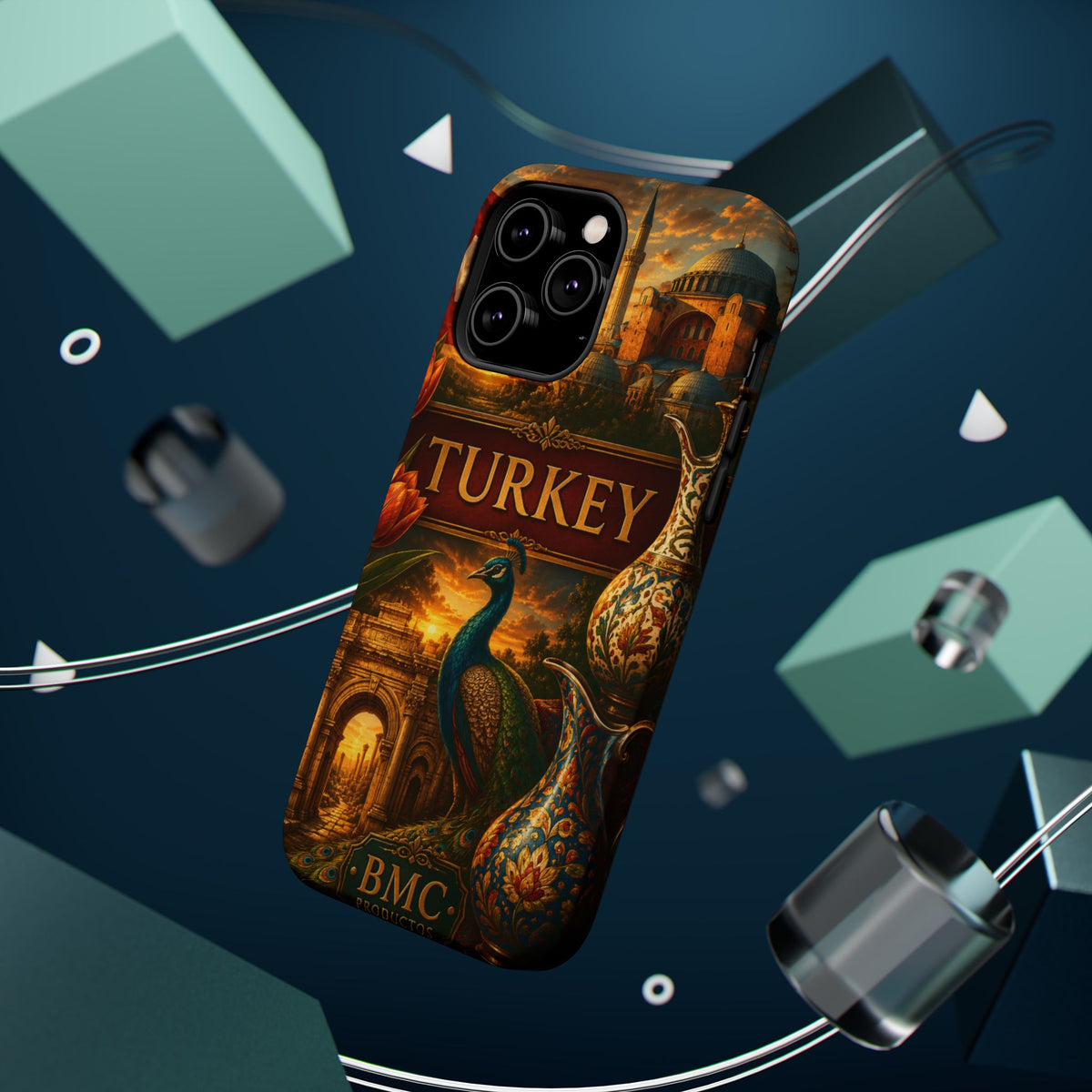 "Reinforced Magnetic Case Turkey✨ – Where East meets West"