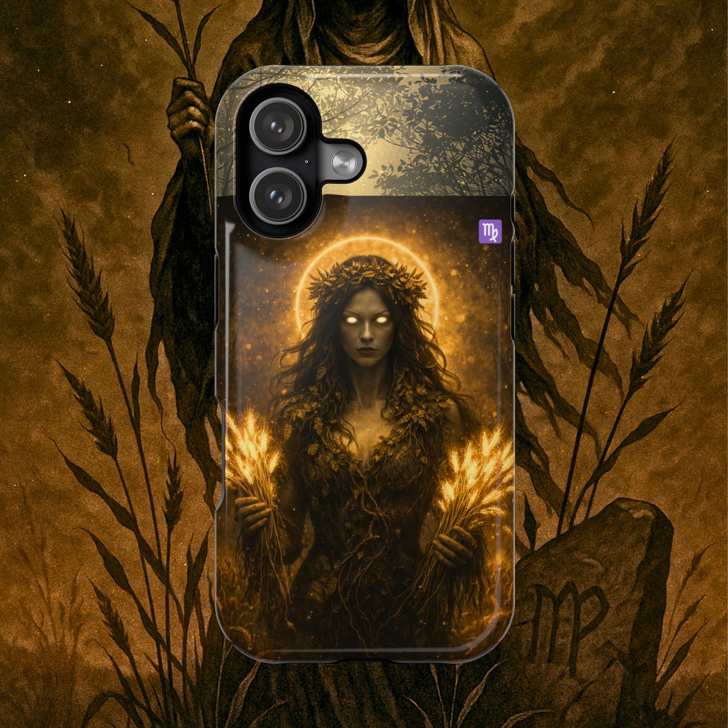 "Funda Magnética Reforzada ♍ Virgo-La Guardiana del Conocimiento"