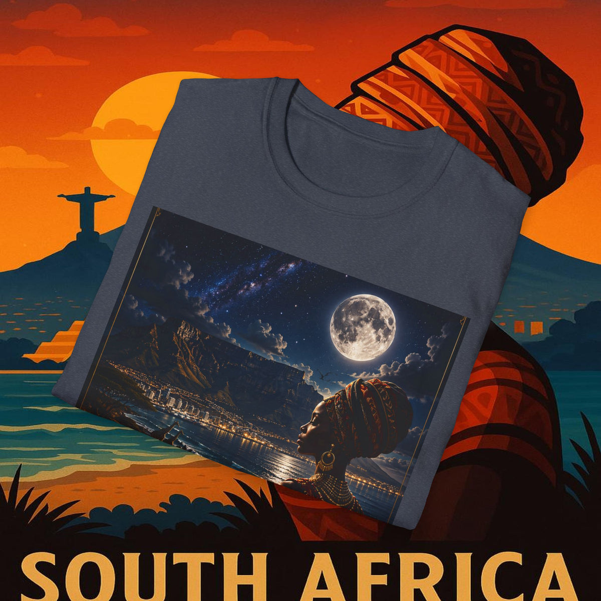 "Camiseta Sudáfrica 🌍 – Un mundo de aventuras y diversidad"
